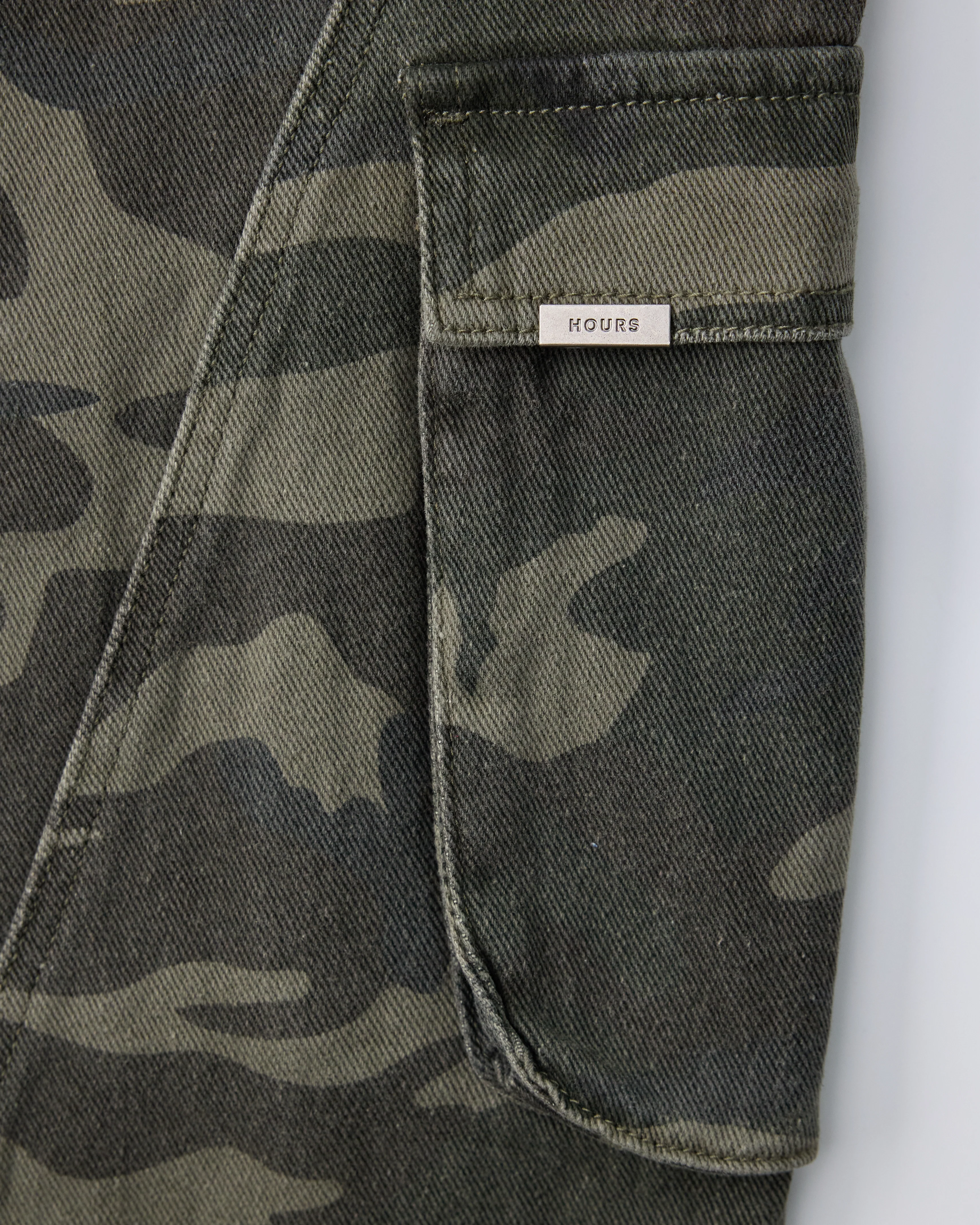 Baggy Cargo Pants - Camo - Image 8