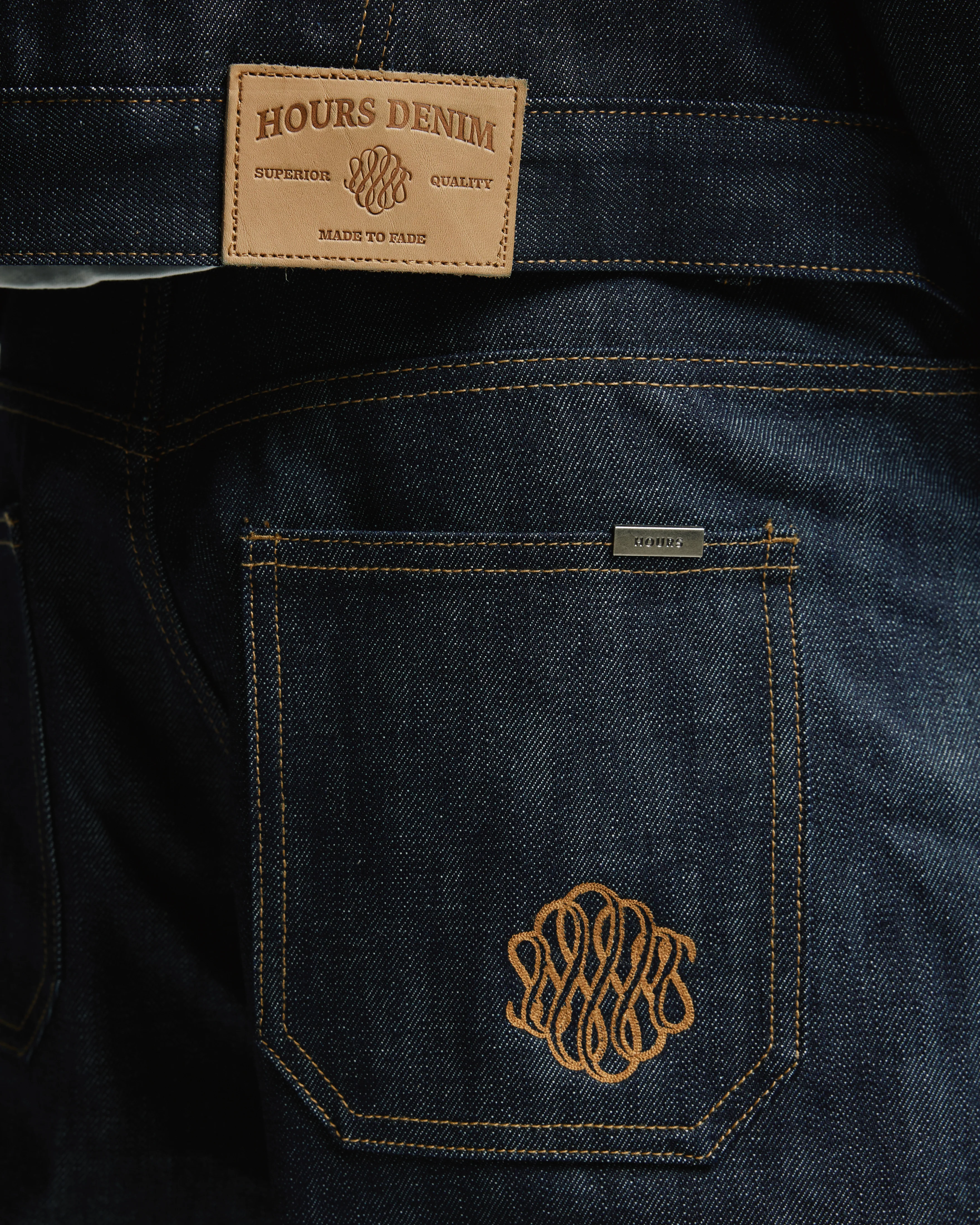 Baggy Raw Denim - Indigo - Image 7