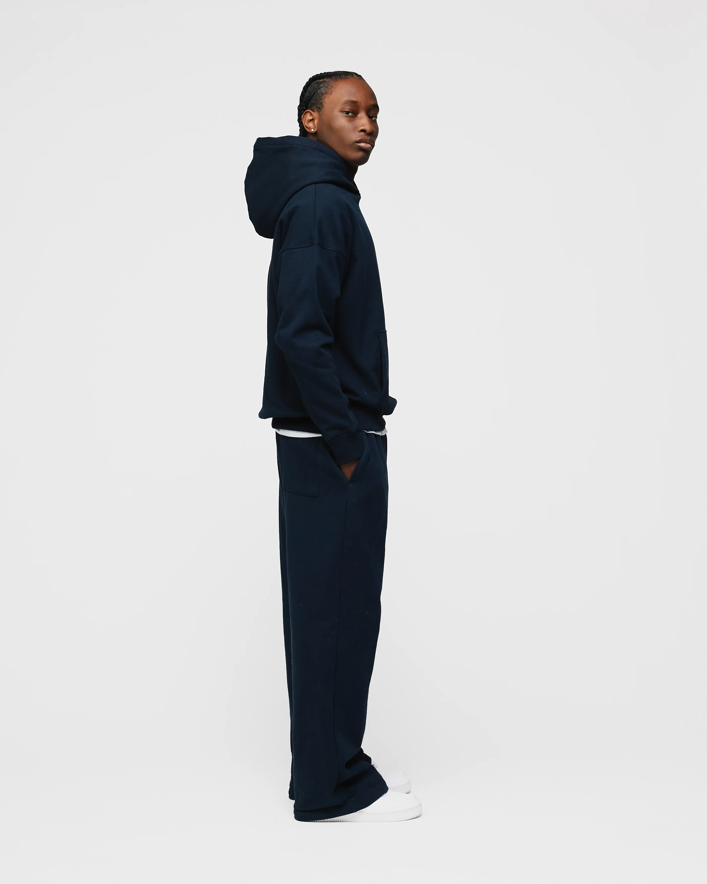 Baggy Sweatpants - Navy - Image 6