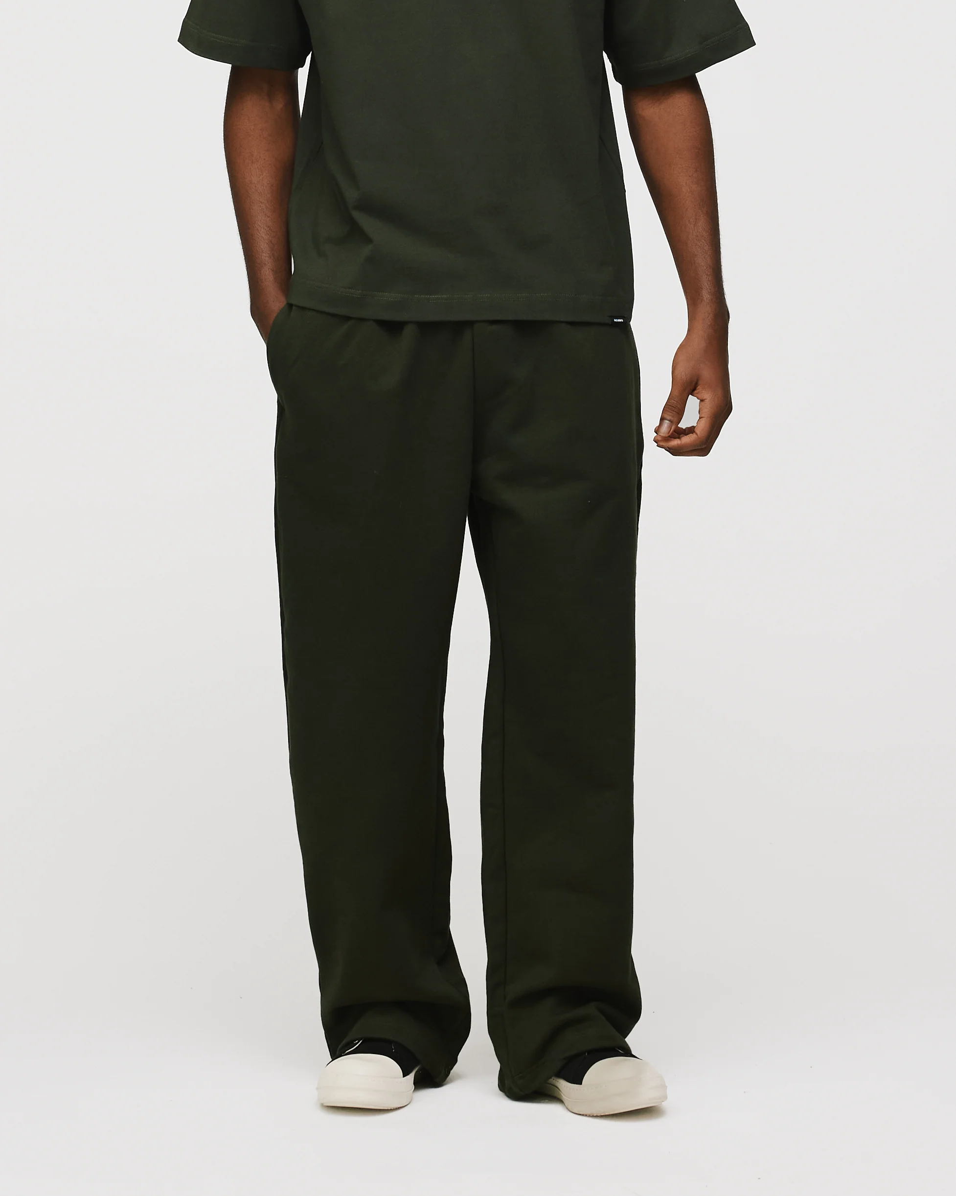 Baggy Sweatpants - Olive - Image 3