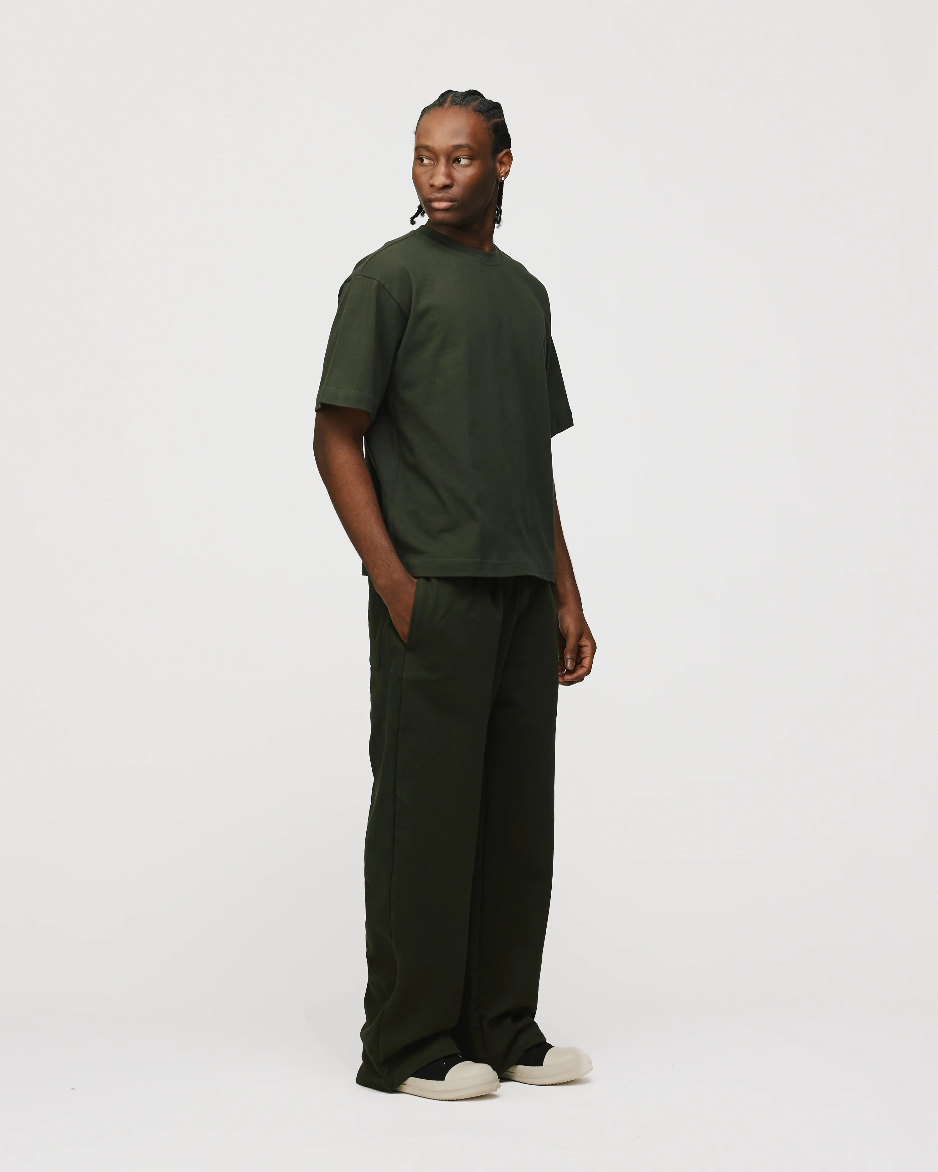 Baggy Sweatpants - Olive - Image 5