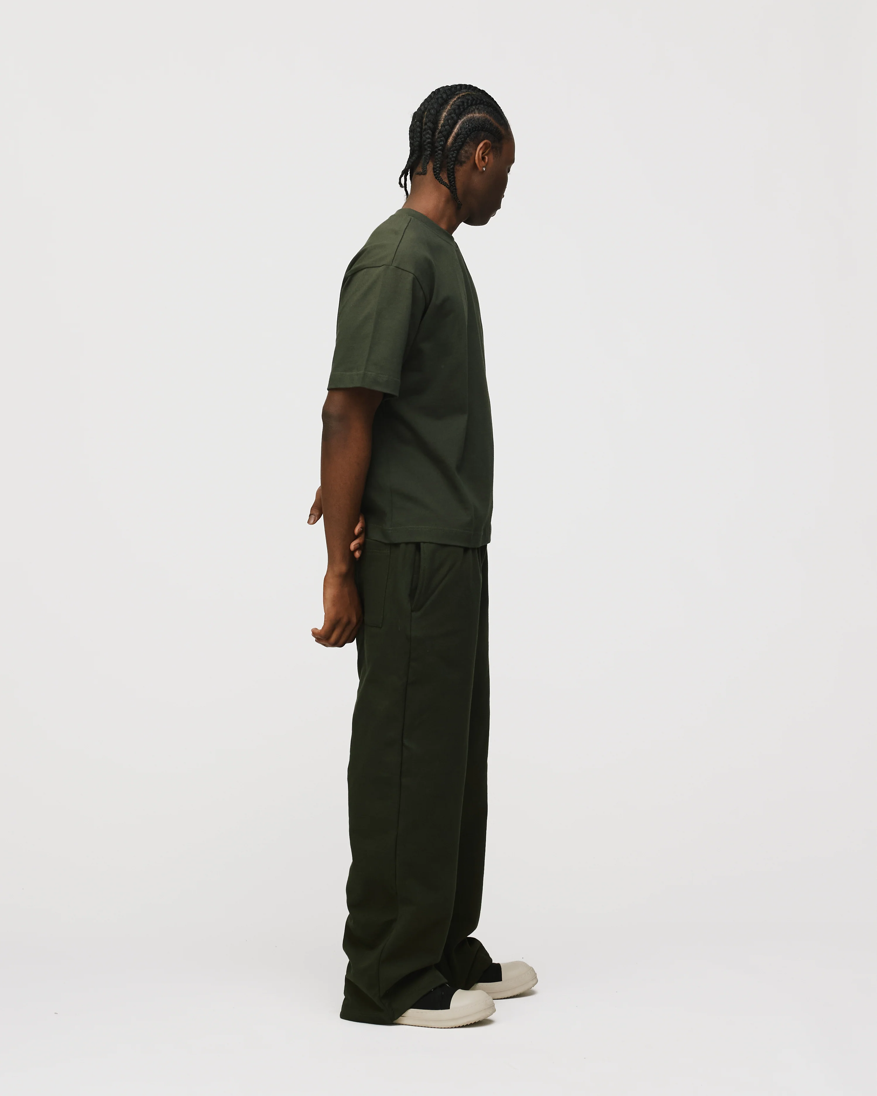 Baggy Sweatpants - Olive - Image 6