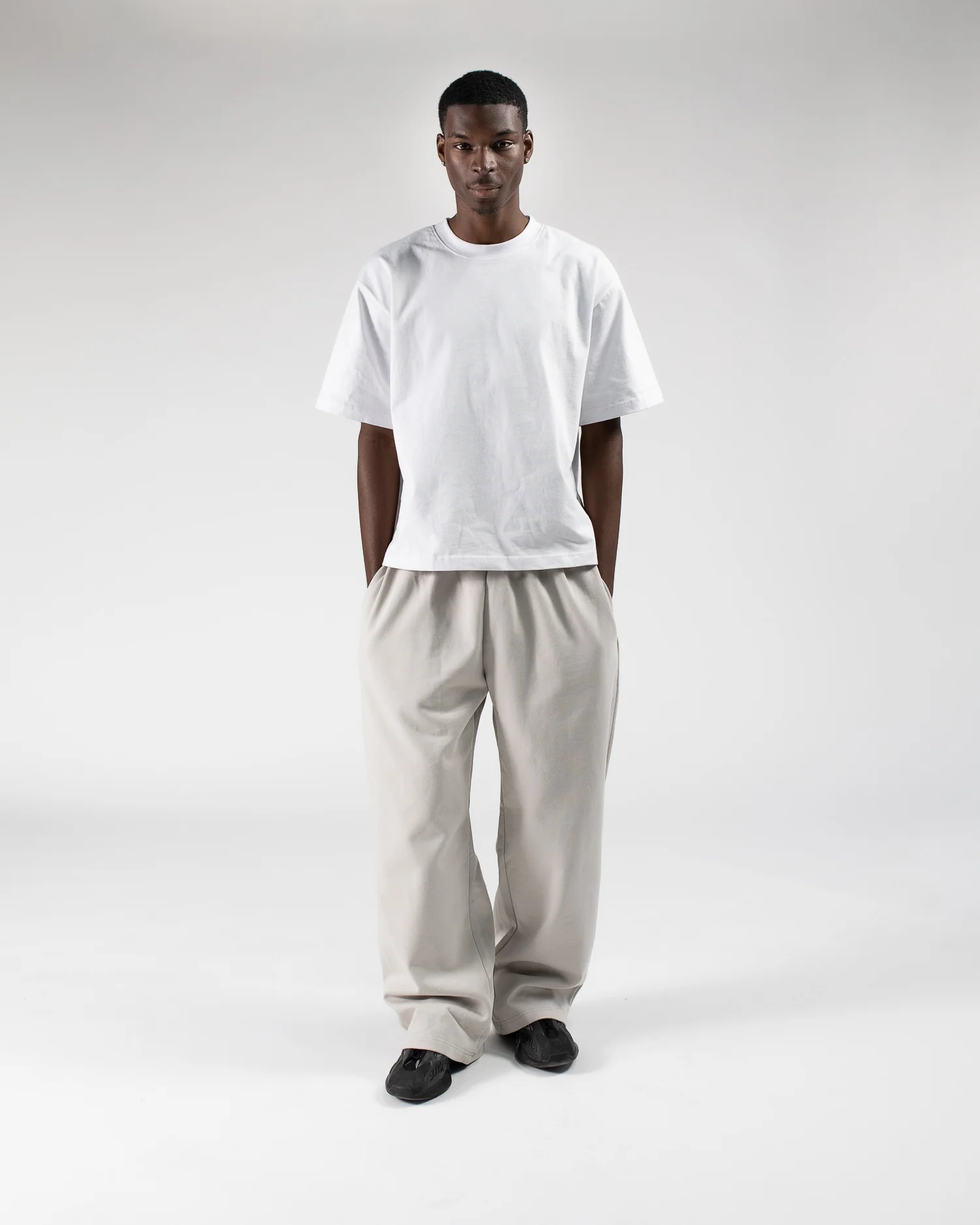 Baggy Sweatpants - Stone - Image 3