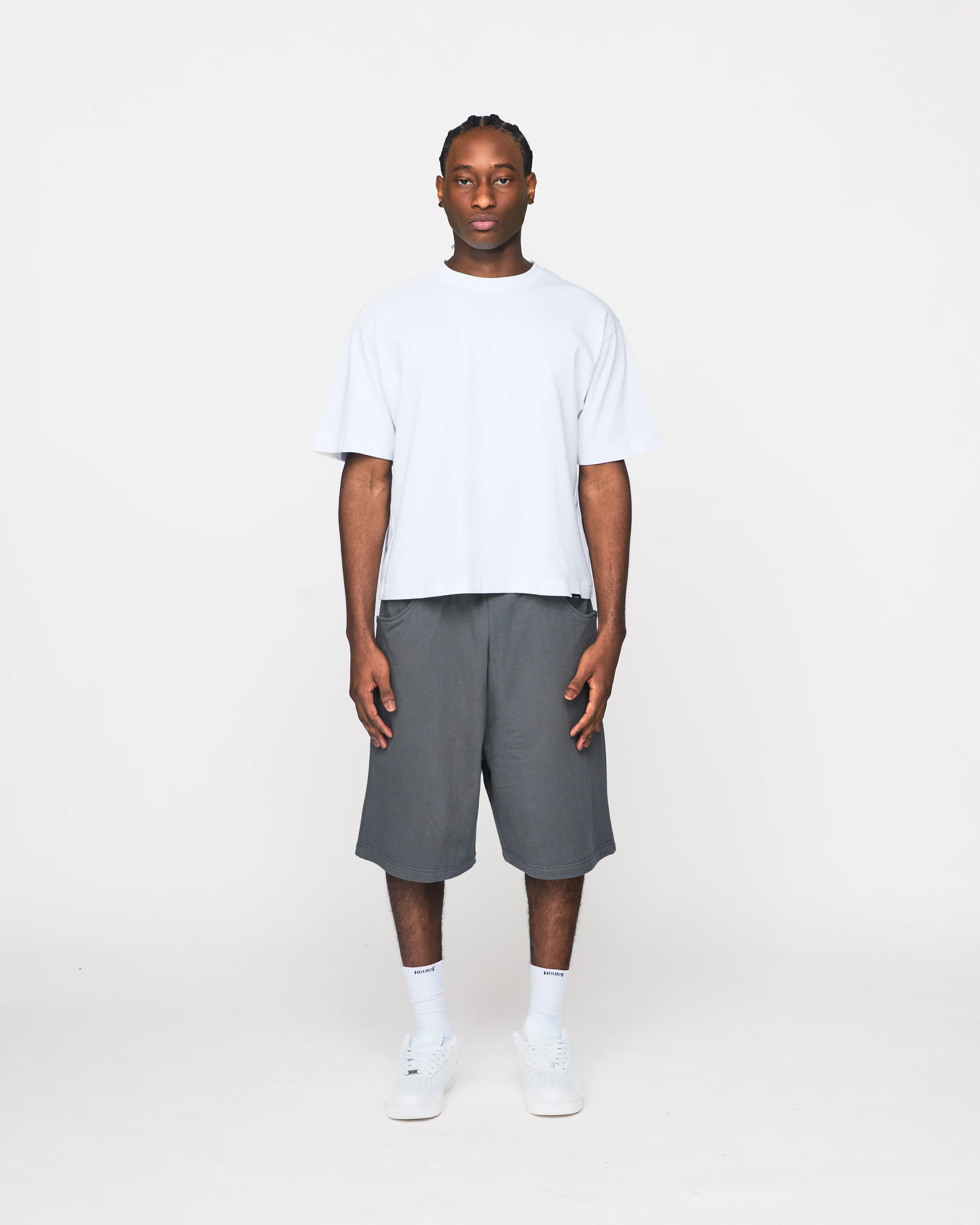 Baggy Sweatshorts - Charcoal - Image 2