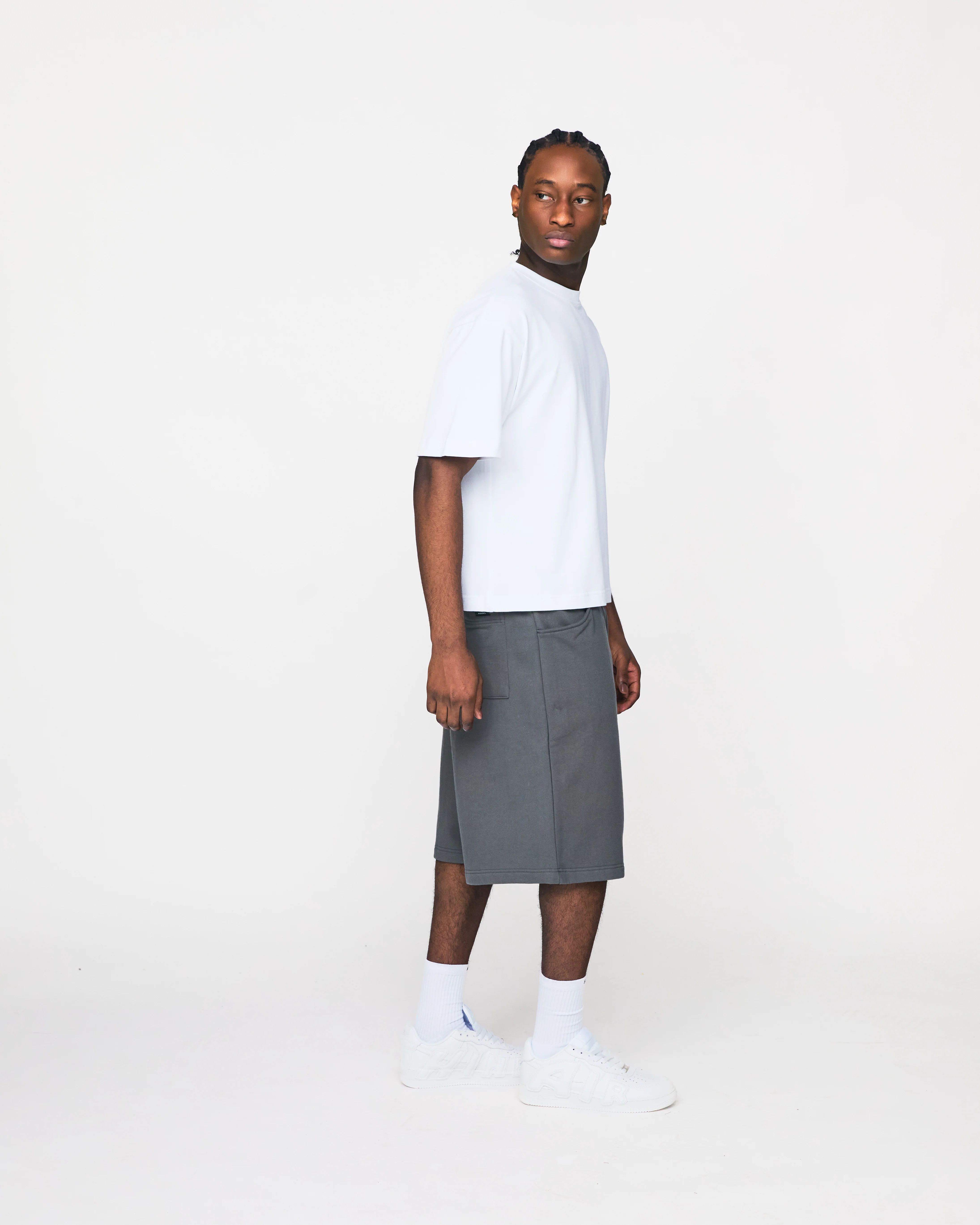 Baggy Sweatshorts - Charcoal - Image 5