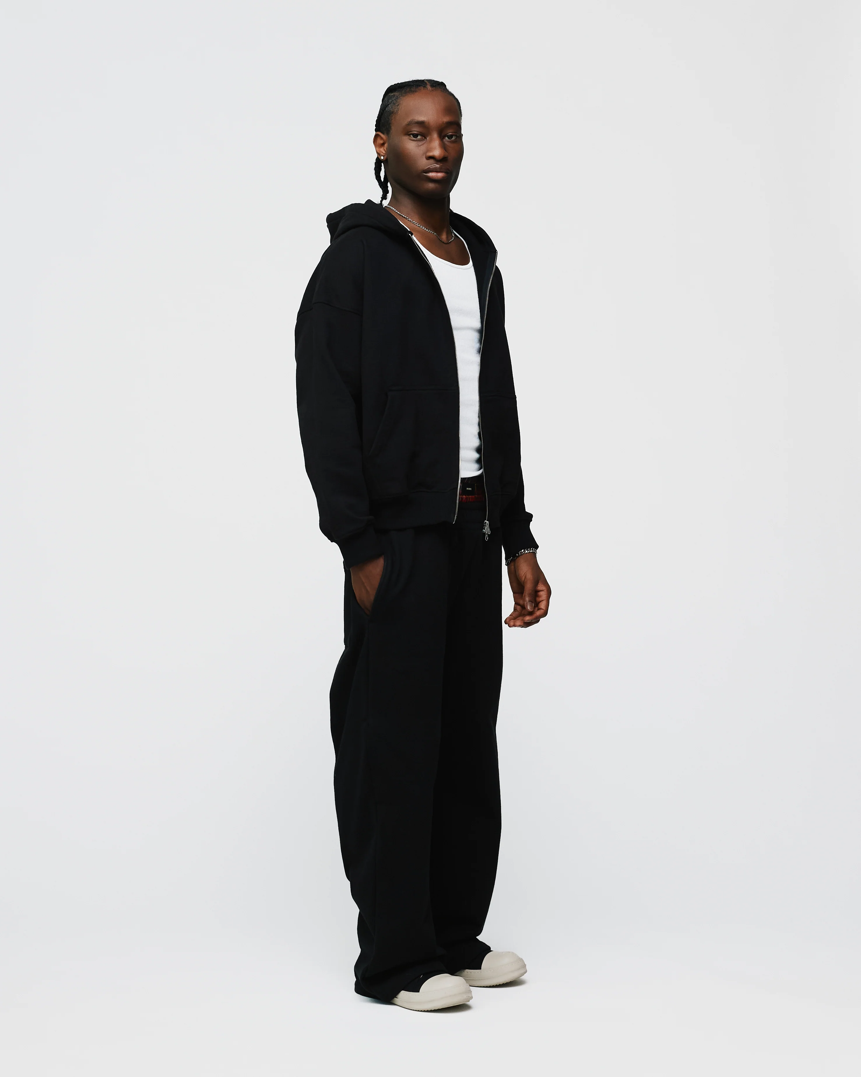 Boxer Sweatpants - Black - Image 5