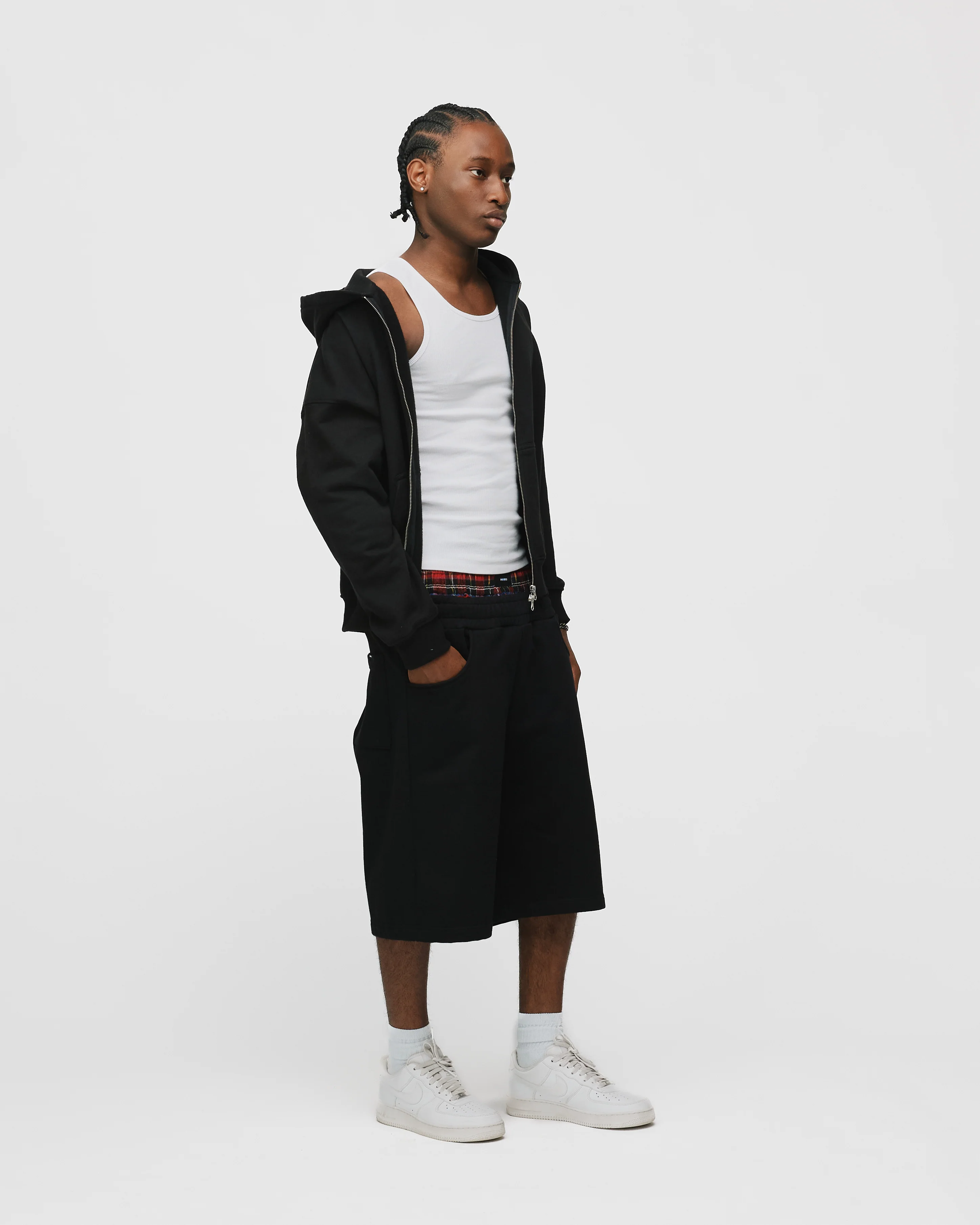 Boxer Sweatshorts - Black - Image 4