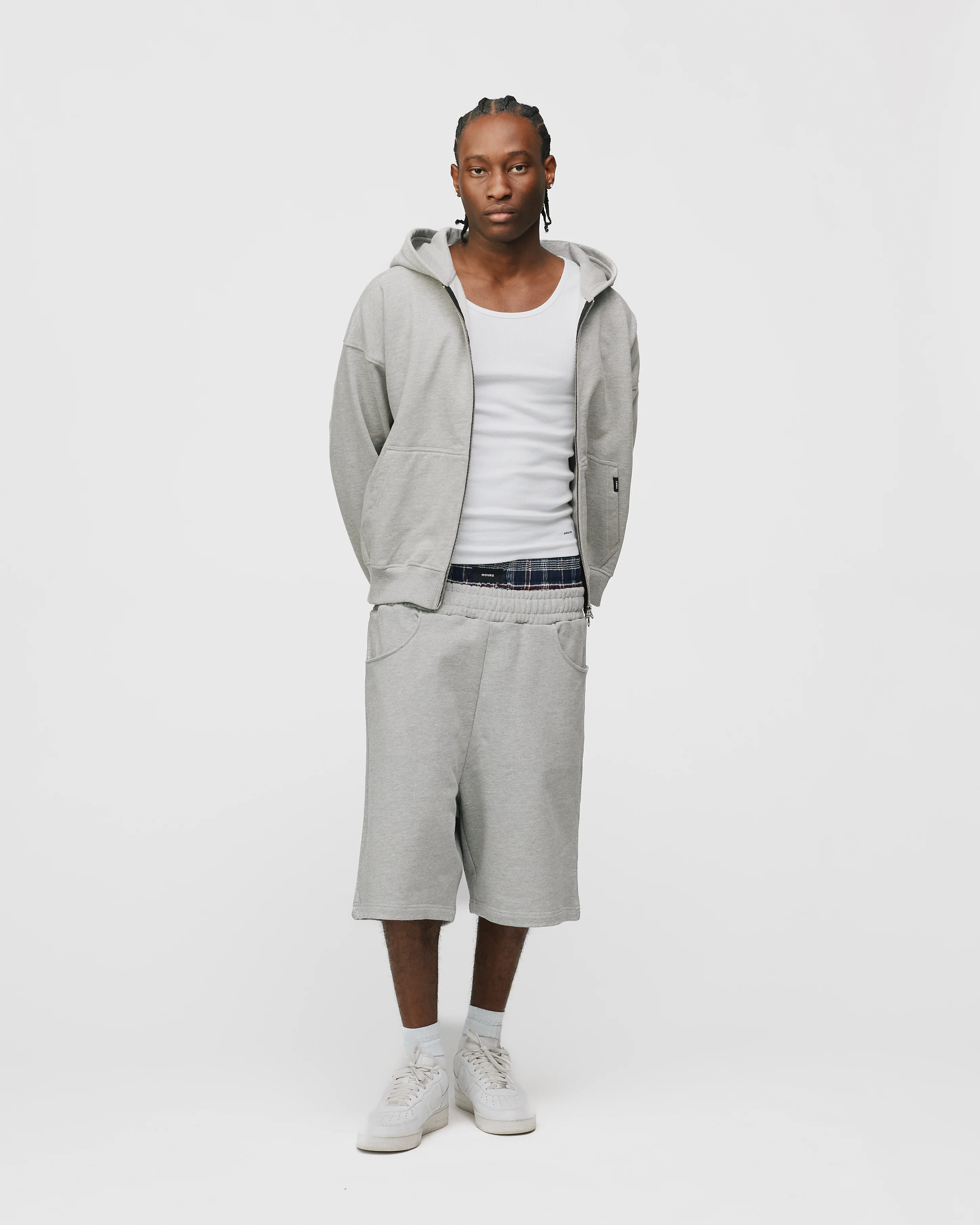 Boxer Sweatshorts - Grey - Image 4