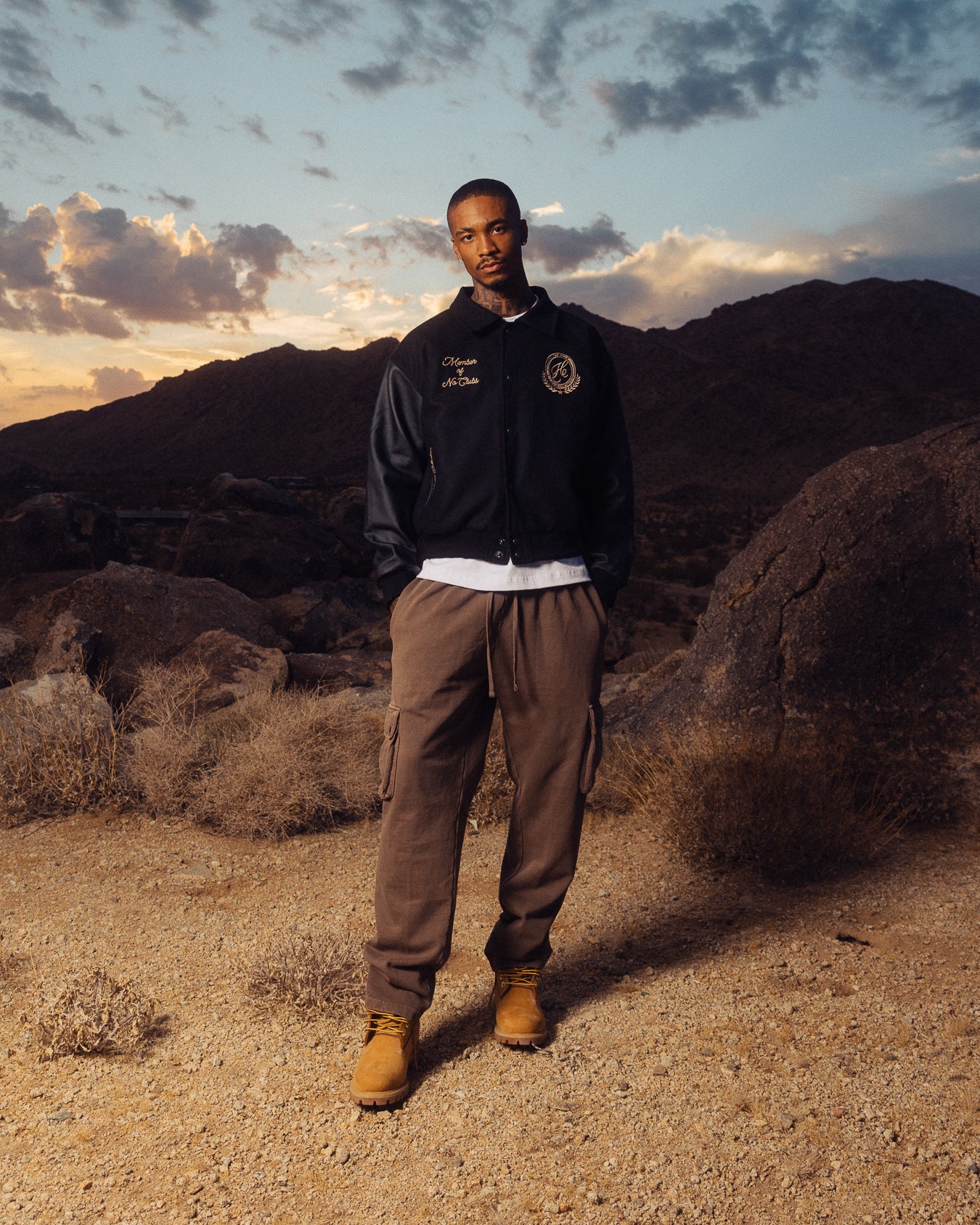 Baggy Cargo Sweatpants - Vintage Brown - Image 3