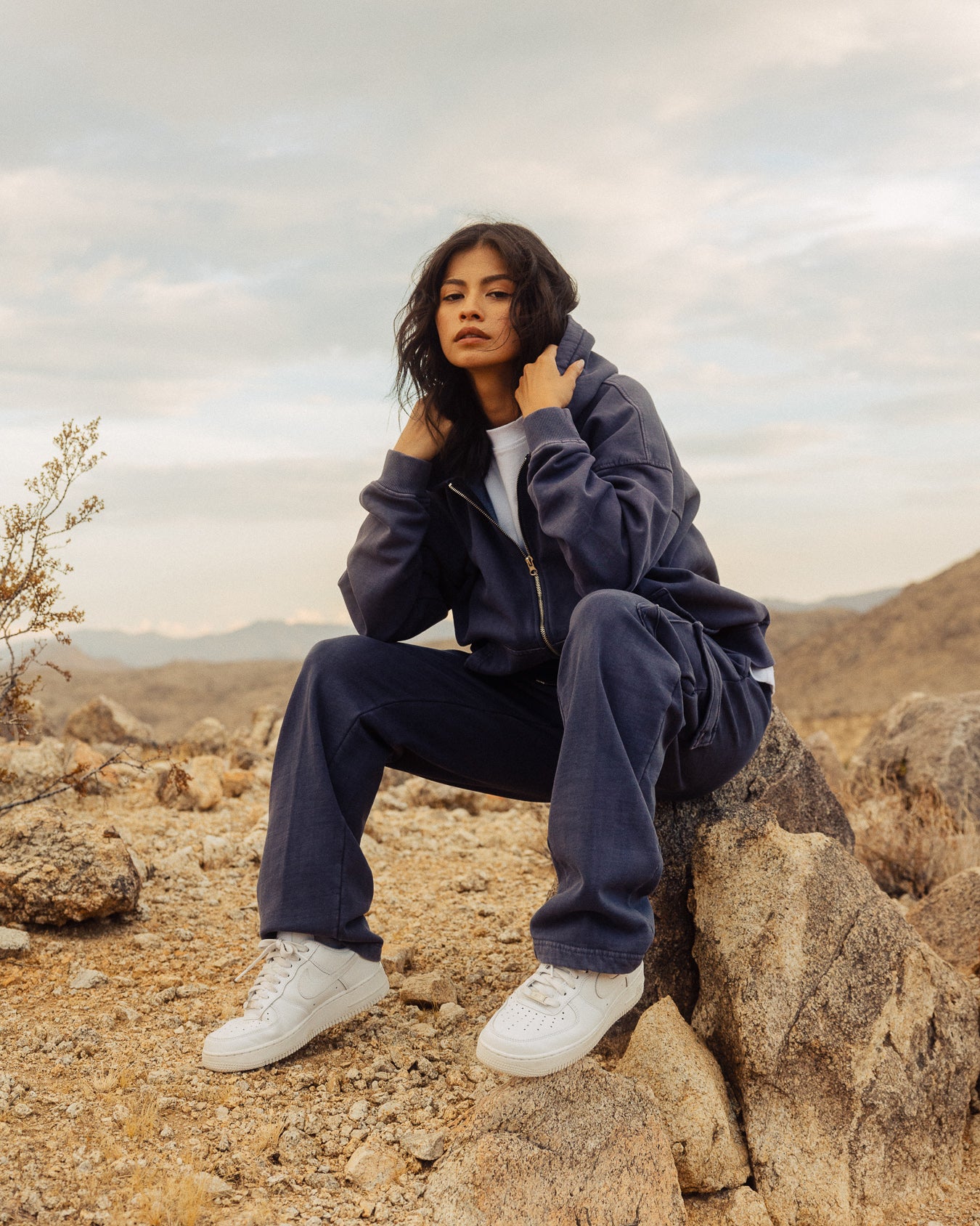 Baggy Cargo Sweatpants - Vintage Midnight - Image 4