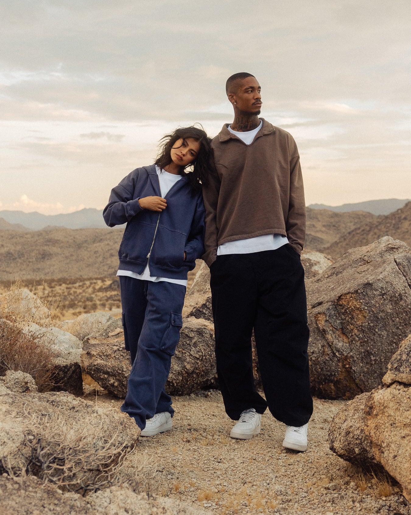 Baggy Cargo Sweatpants - Vintage Midnight - Image 6