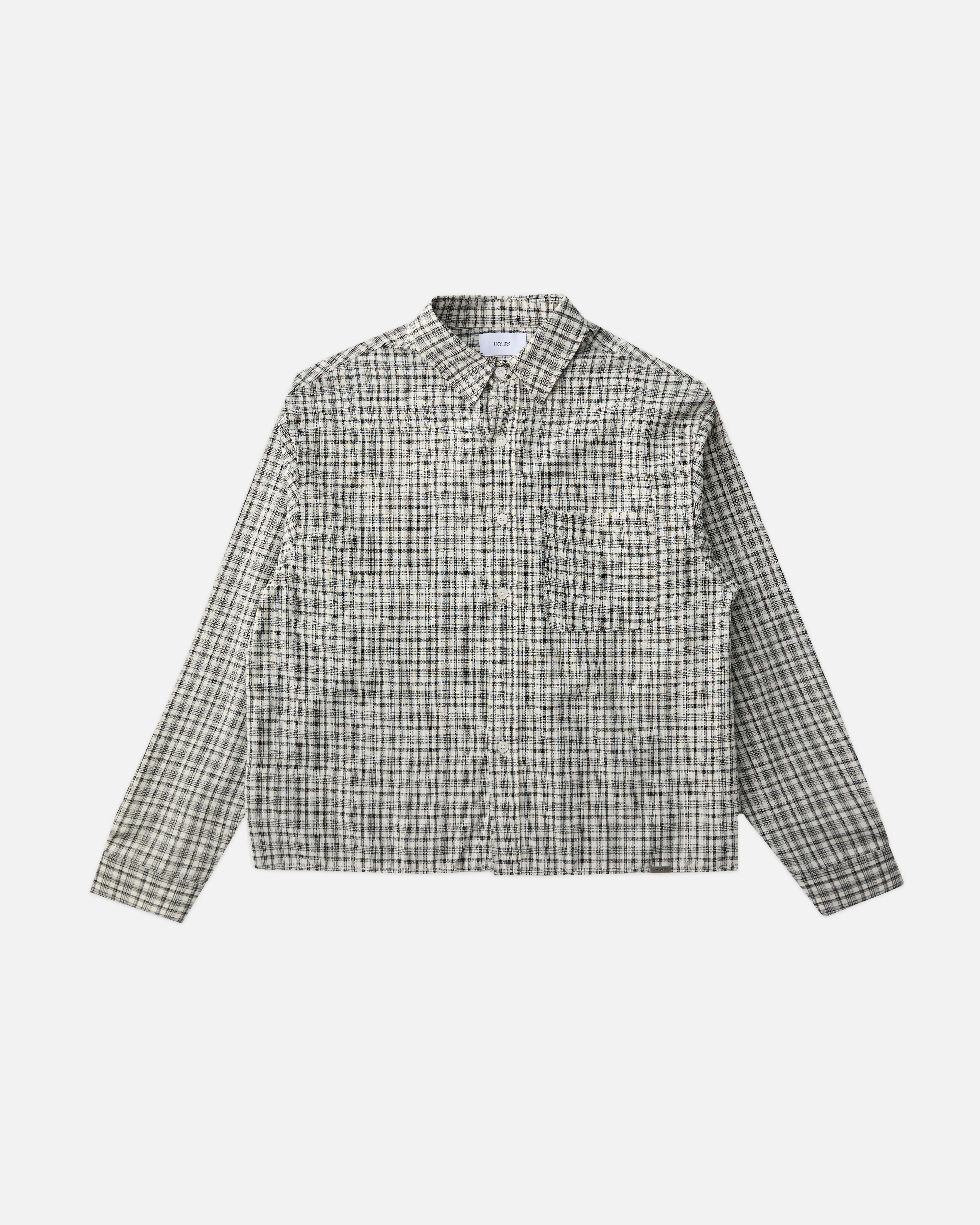 Cropped Flannel - Black
