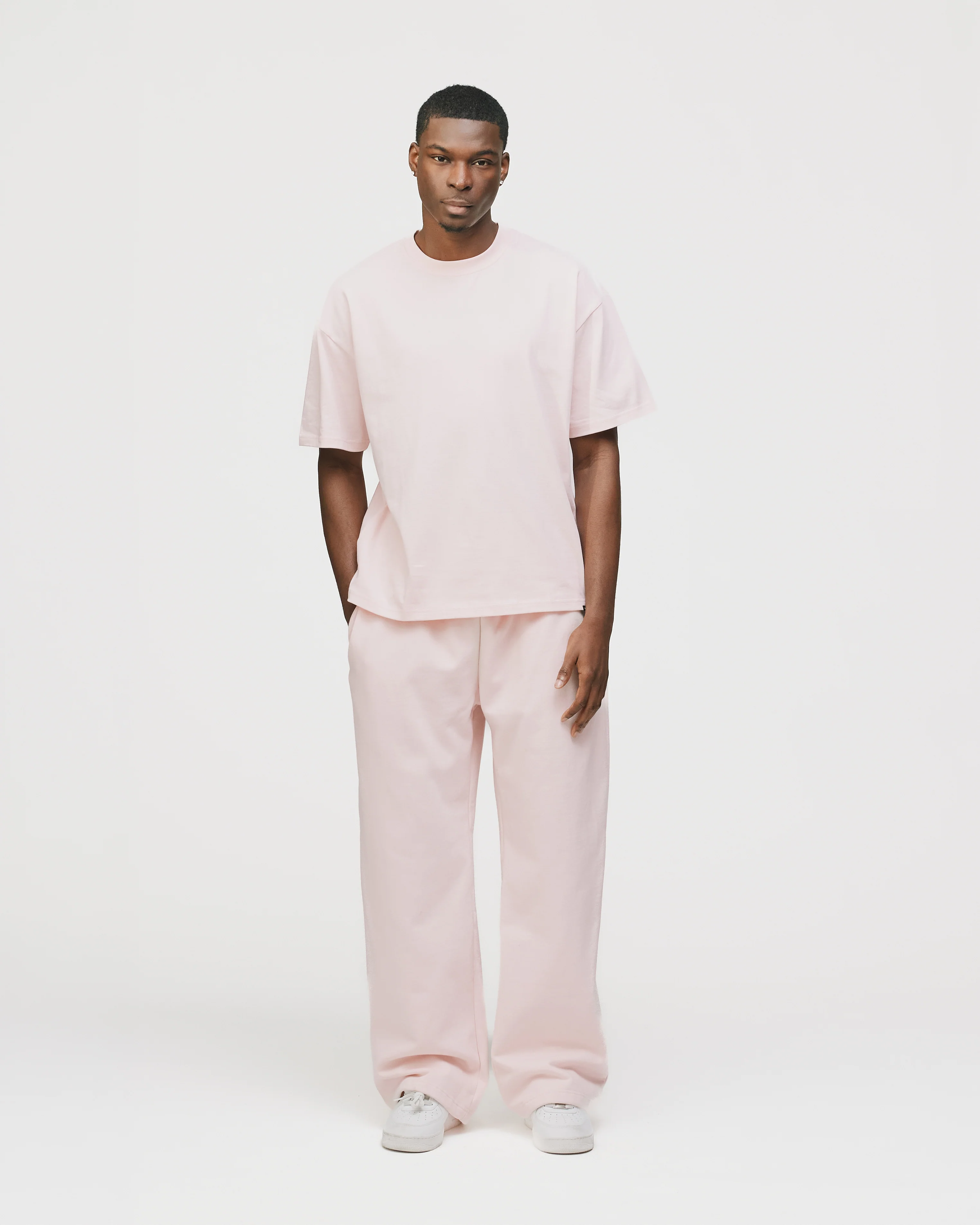 Cropped T-Shirt - Blush - Image 4