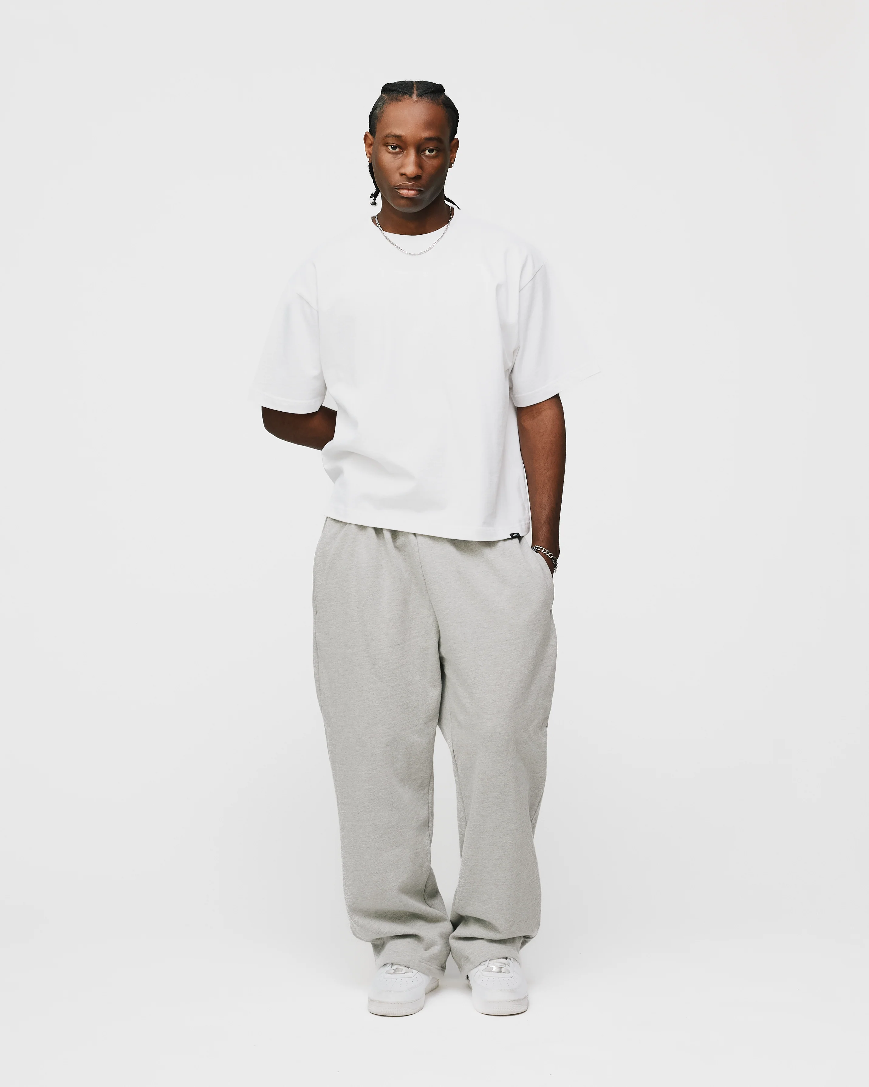 Cropped T-Shirt - White - Image 4