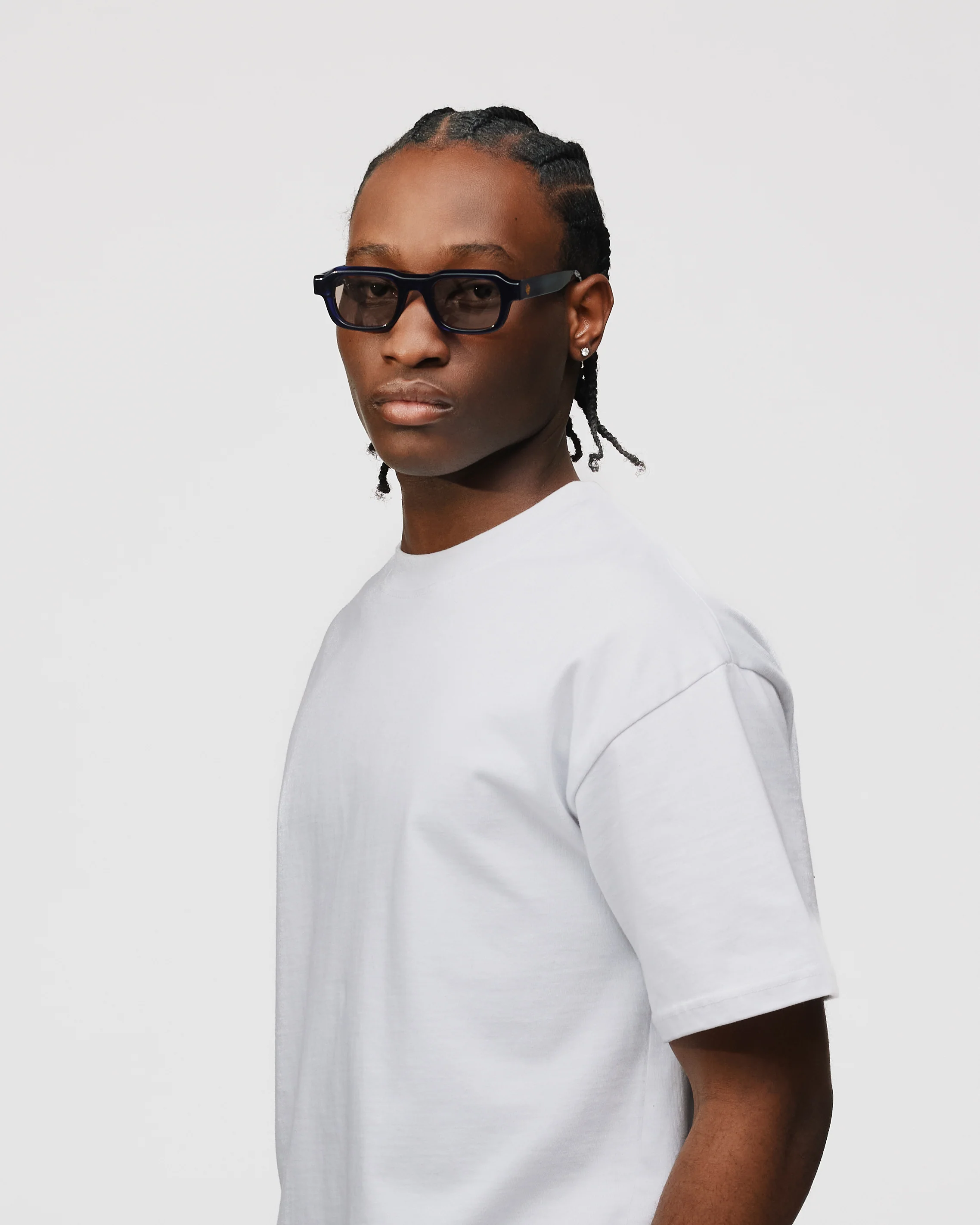 Crosby Sunglasses - Translucent Blue - Image 3