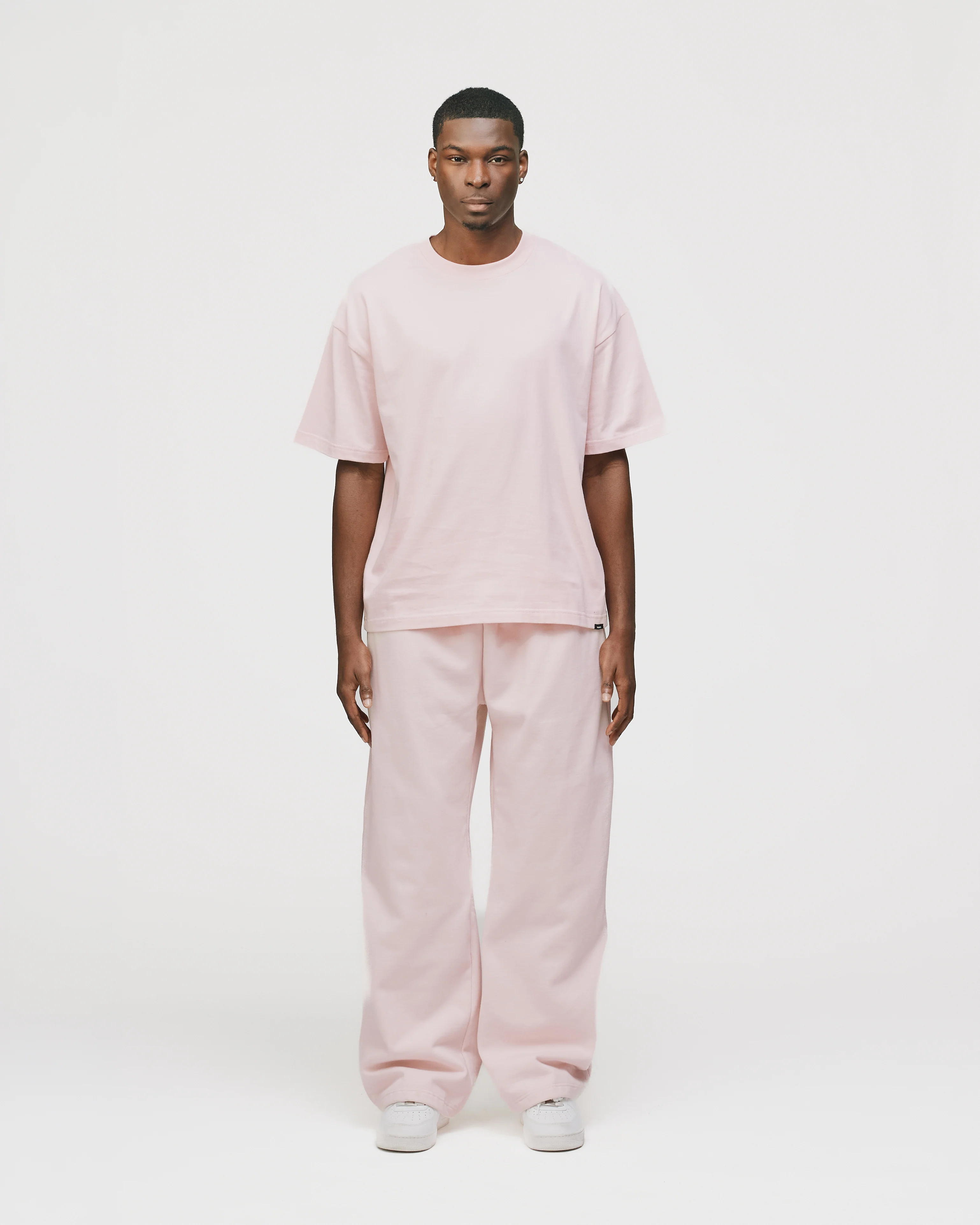Drop Shoulder T-Shirt - Blush - Image 2