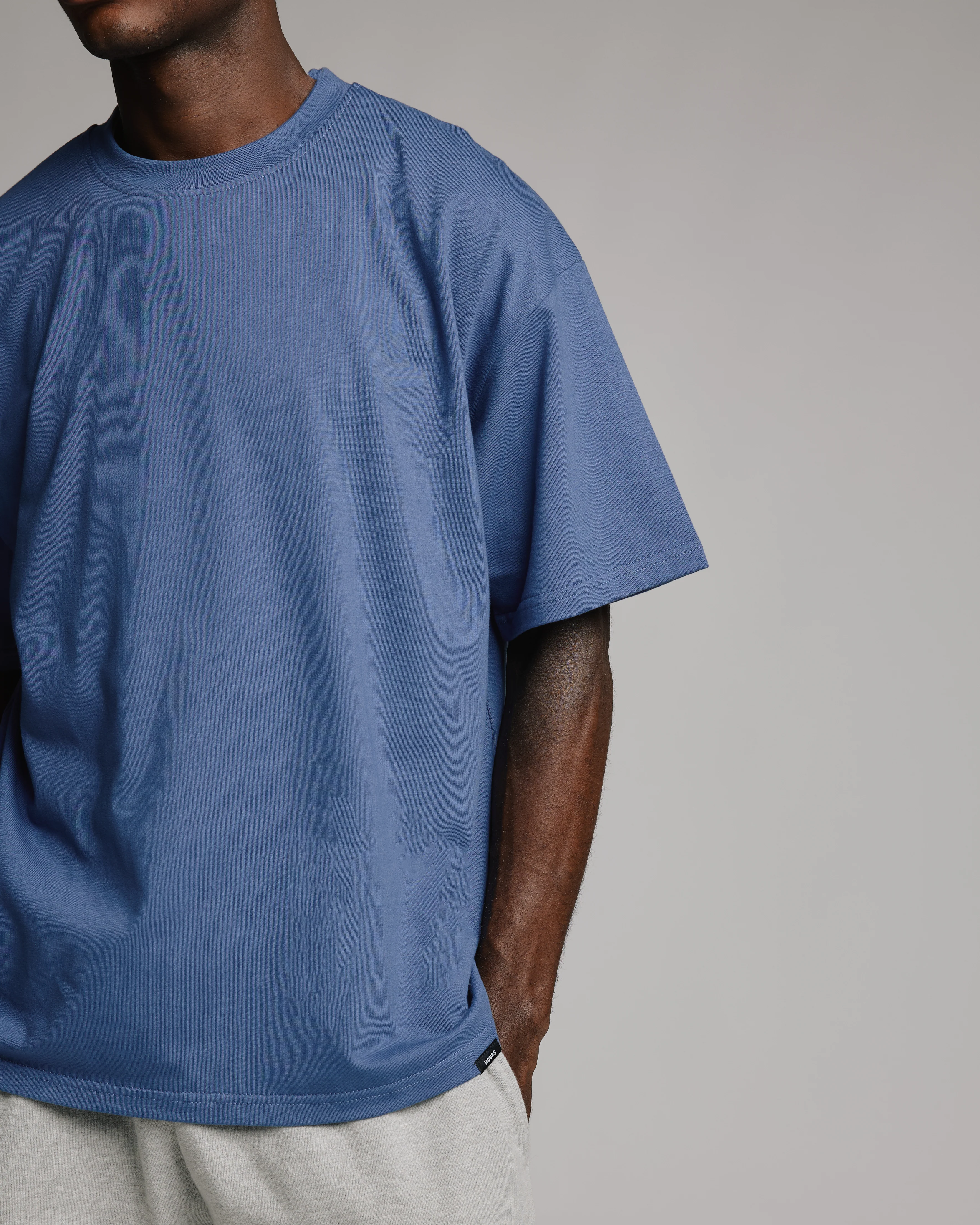 Drop Shoulder T-Shirt - Dusk - Image 7