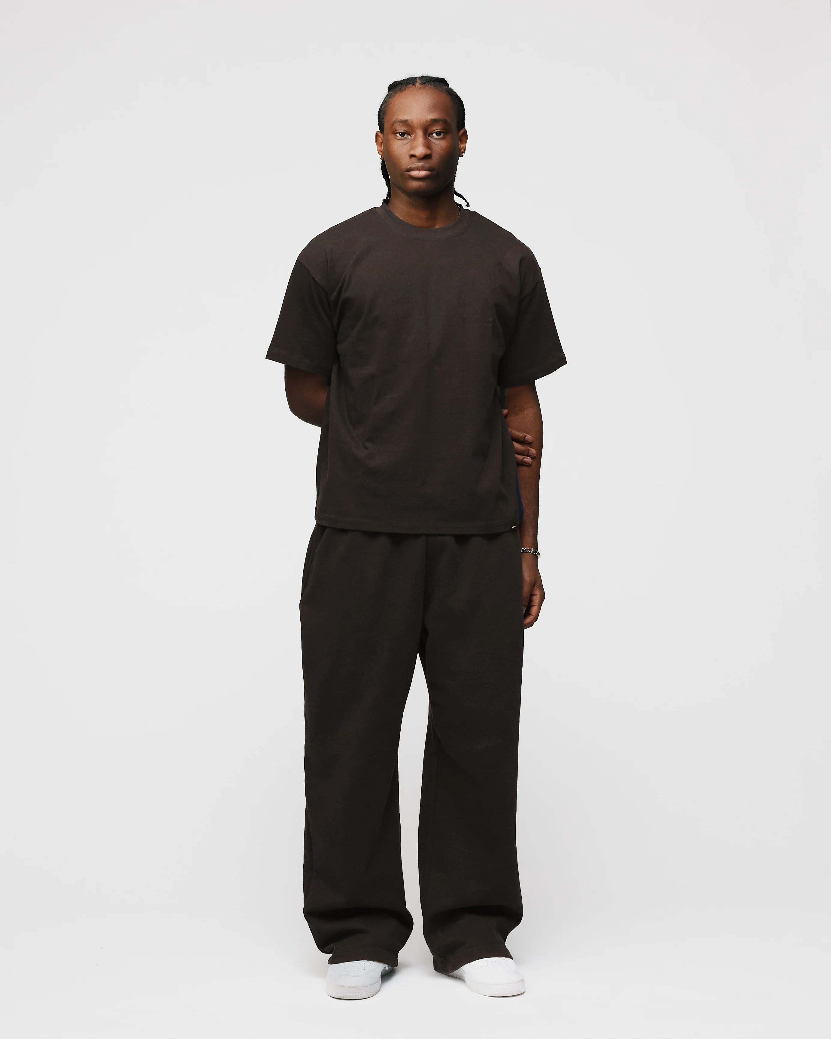 Drop Shoulder T-Shirt - Espresso - Image 4