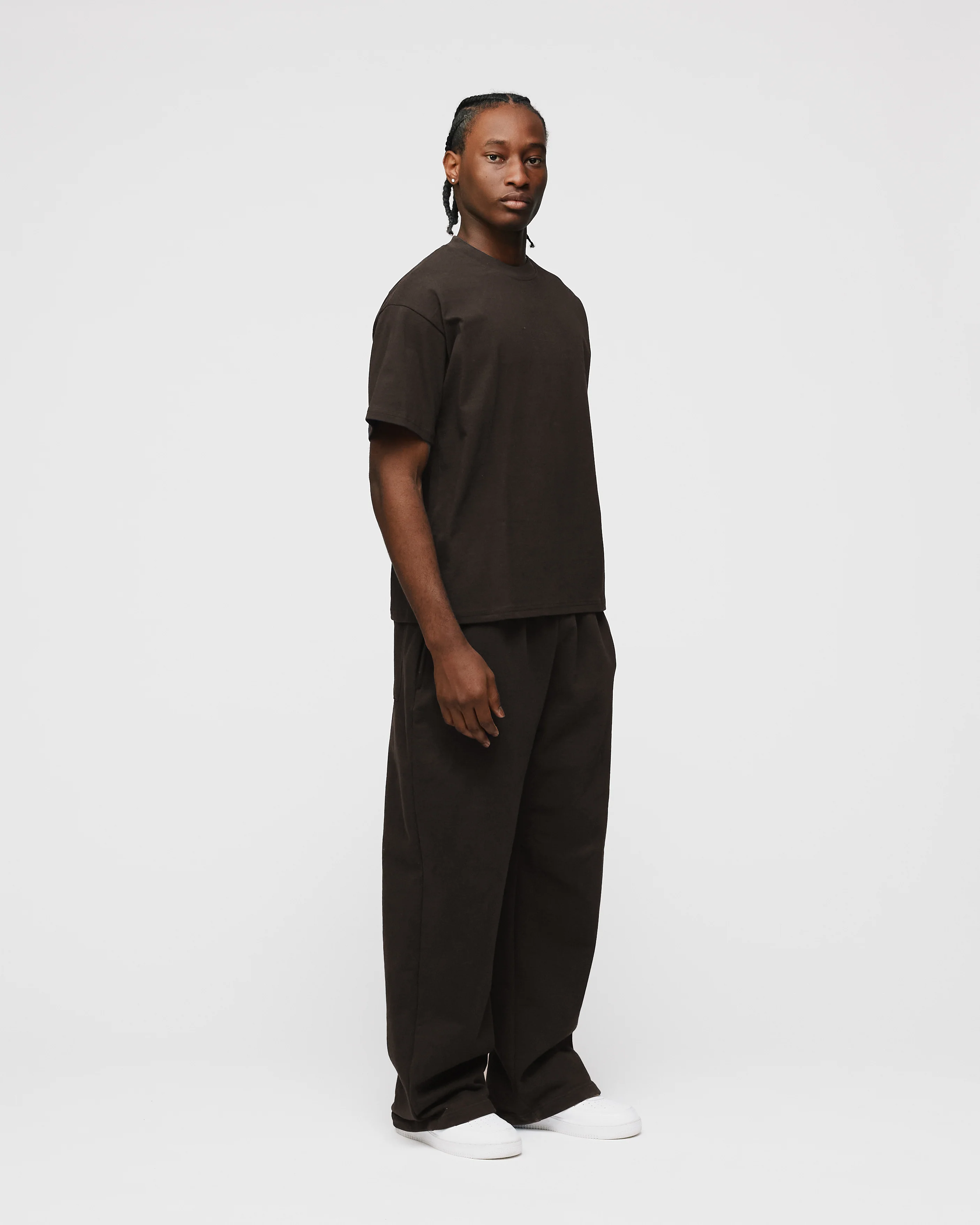 Drop Shoulder T-Shirt - Espresso - Image 5
