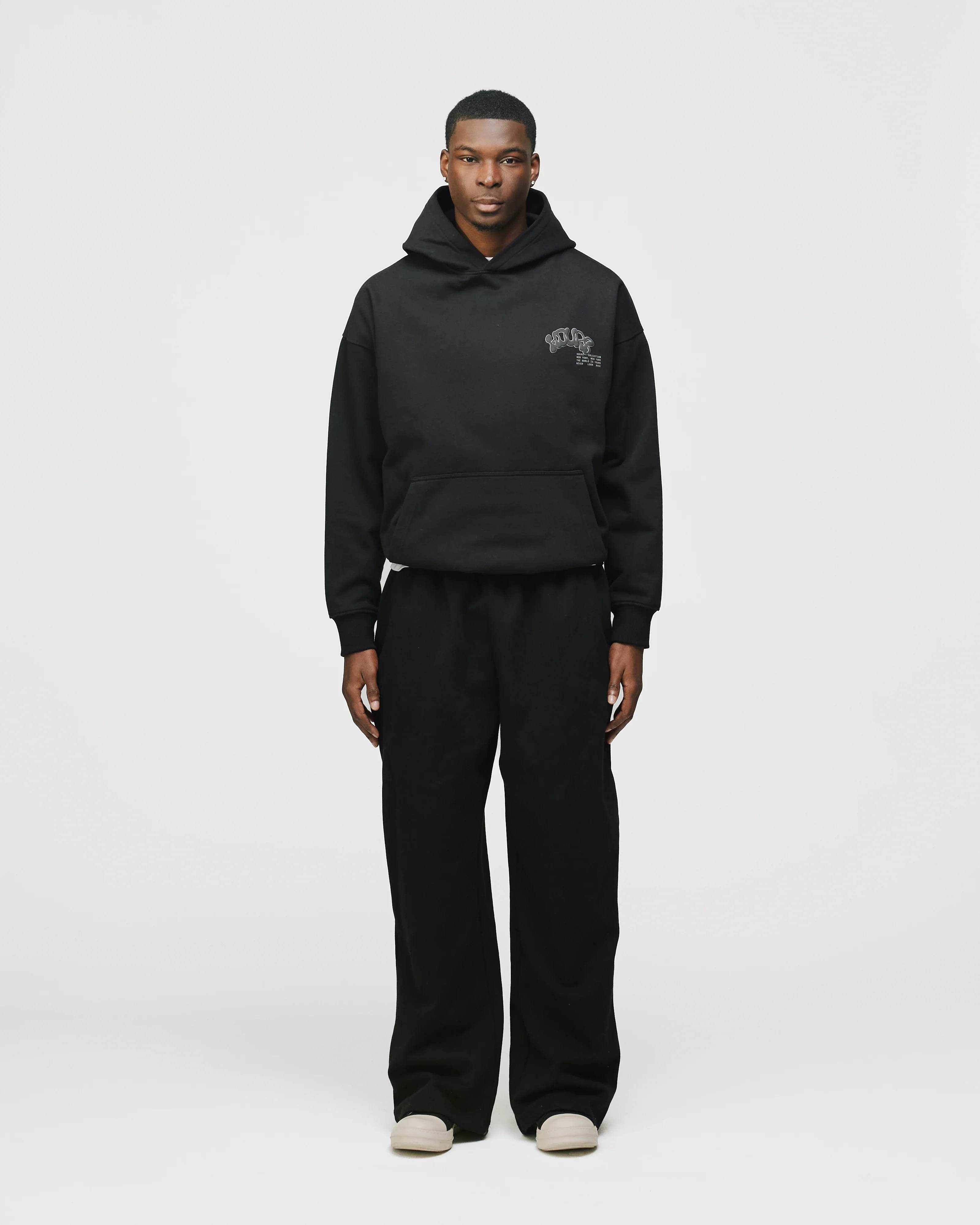 Graffiti Hoodie - Black - Image 4
