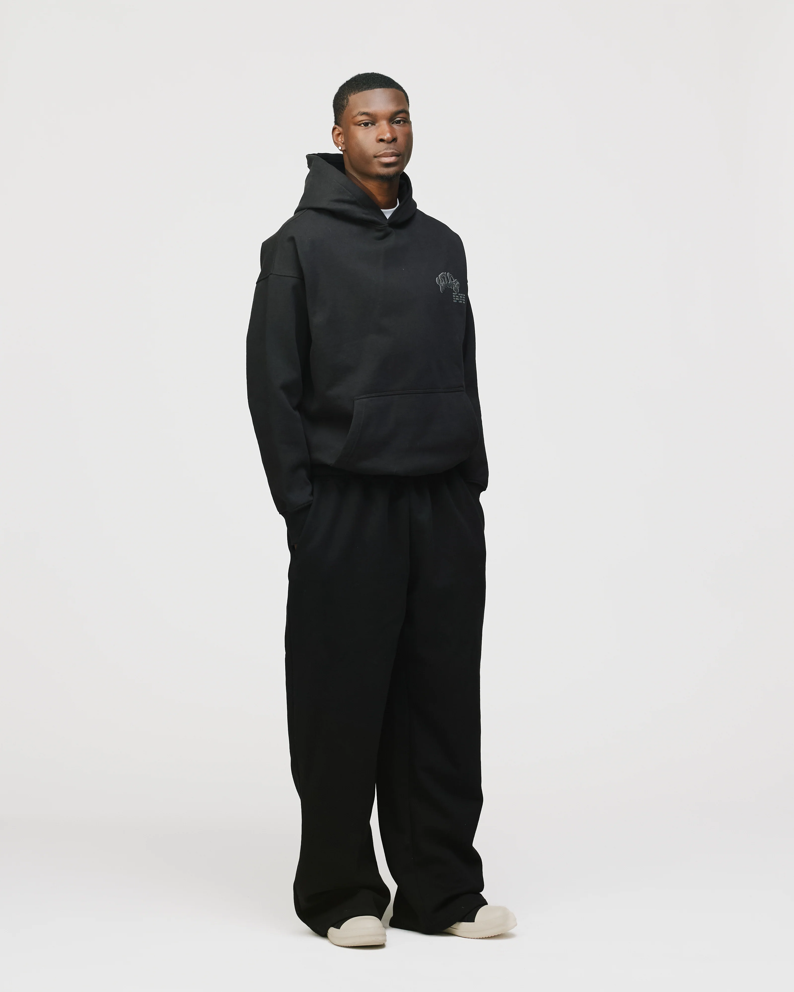 Graffiti Hoodie - Black - Image 6