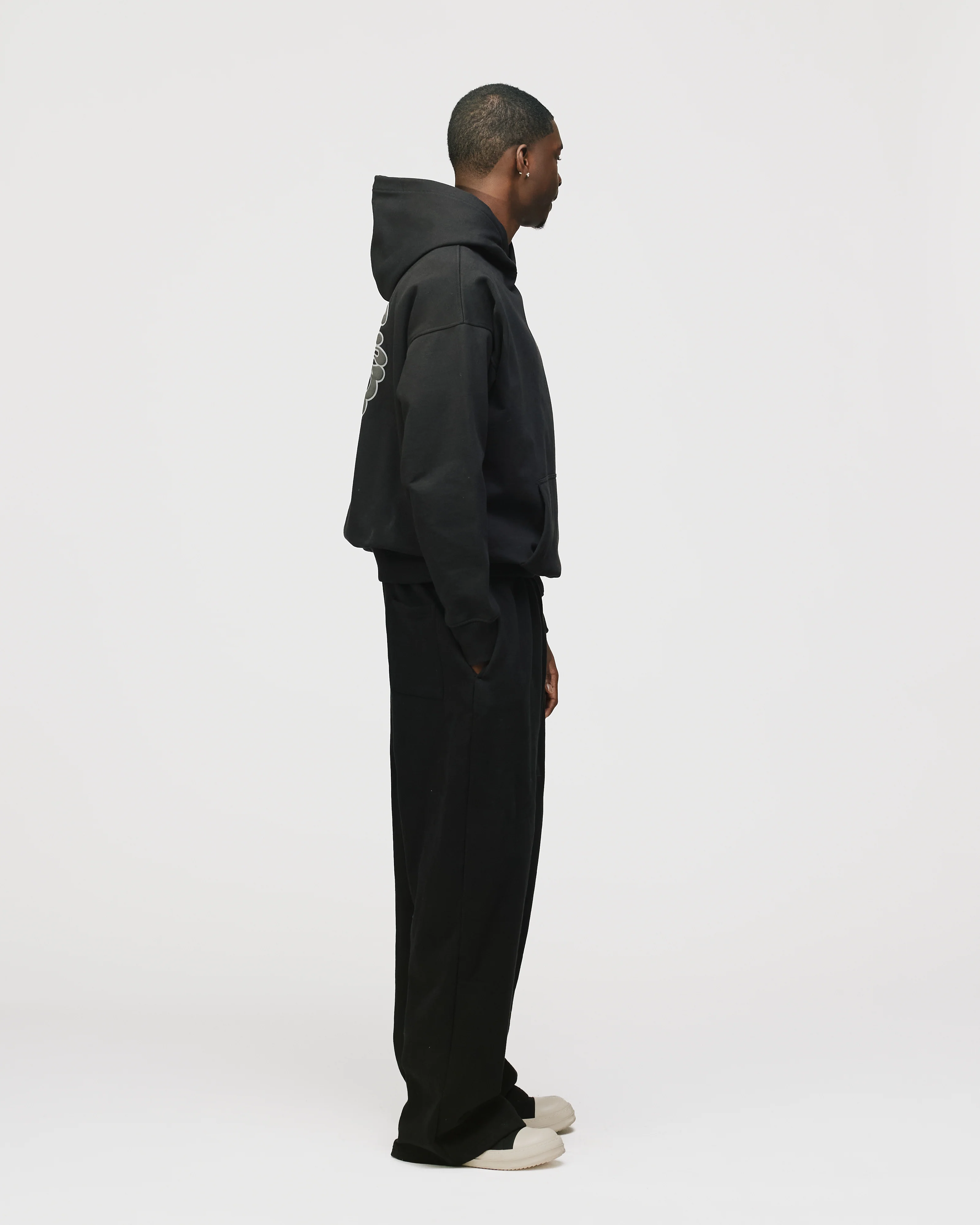 Graffiti Hoodie - Black - Image 7