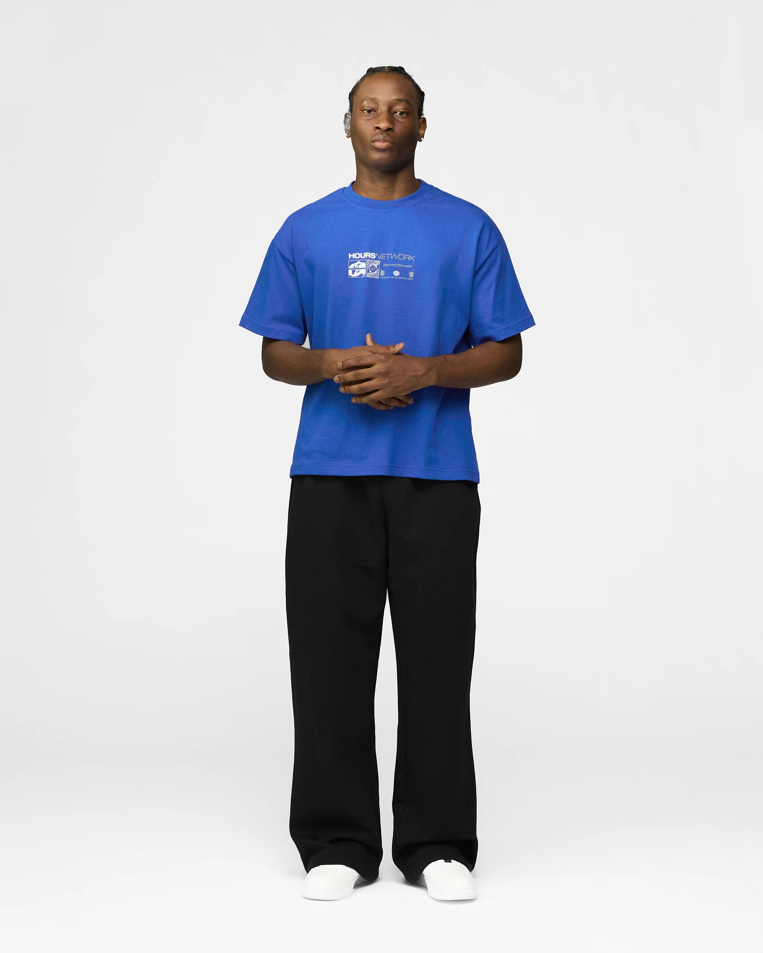 Hours Network T-Shirt - Royal Blue - Image 4