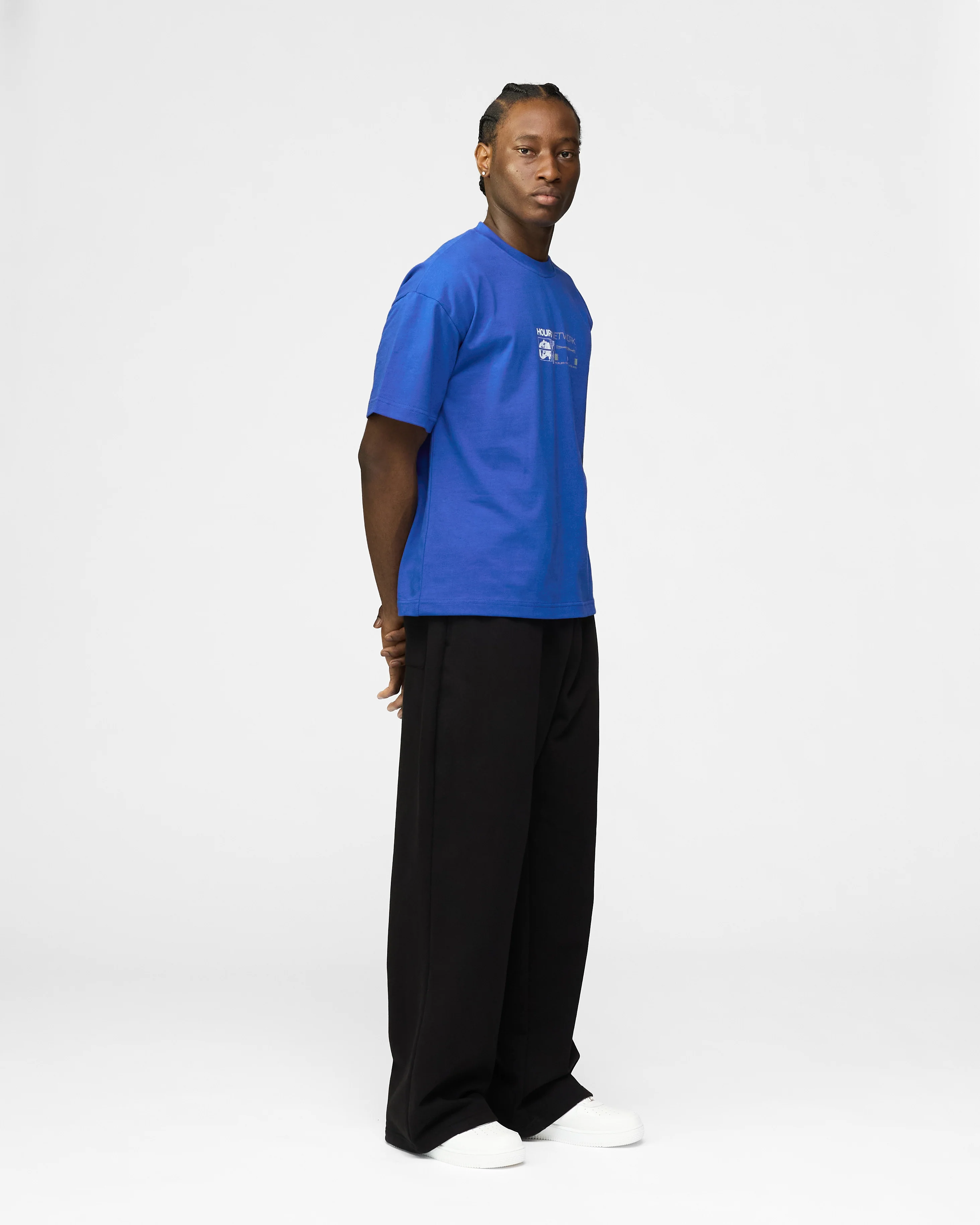 Hours Network T-Shirt - Royal Blue - Image 5