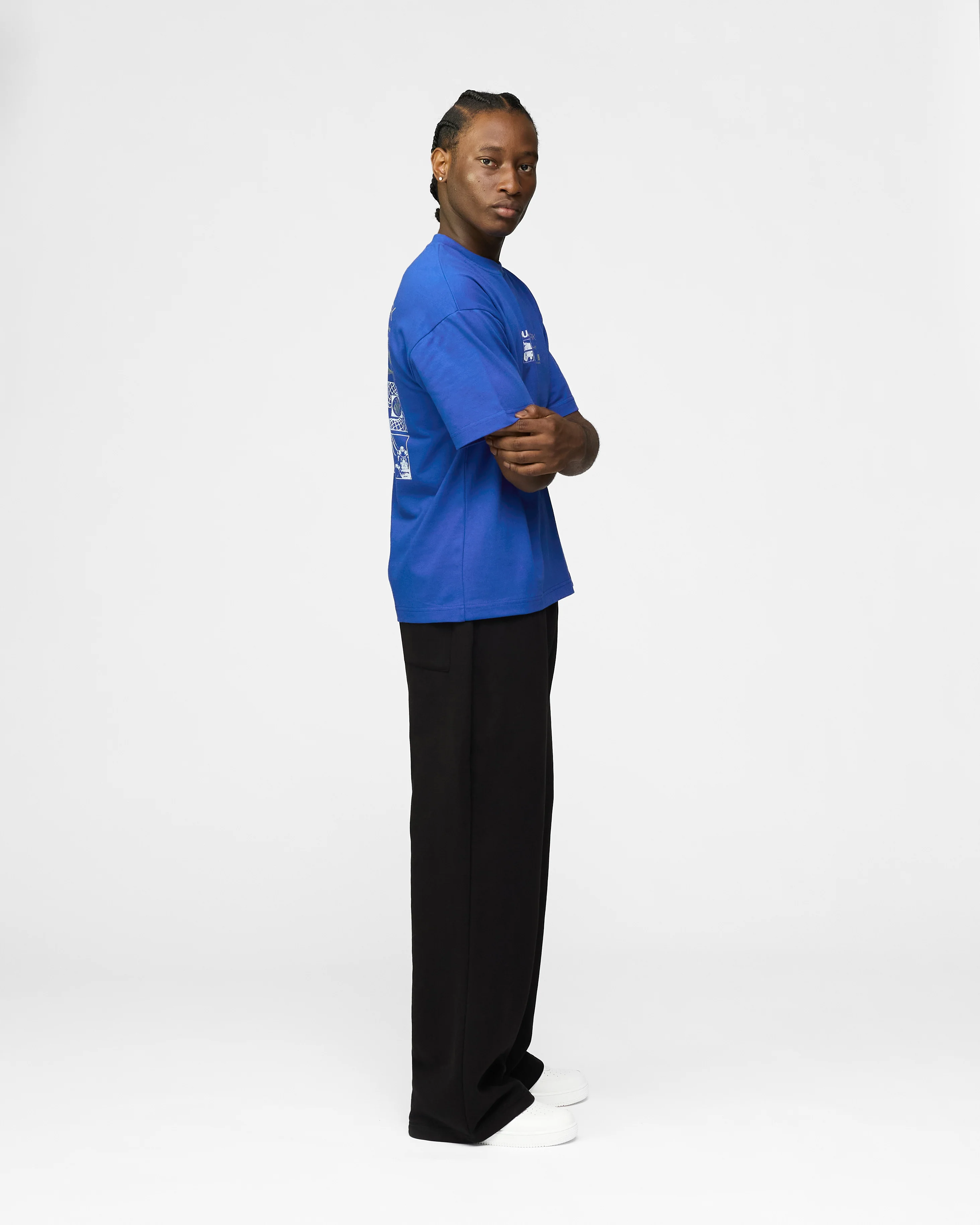 Hours Network T-Shirt - Royal Blue - Image 6