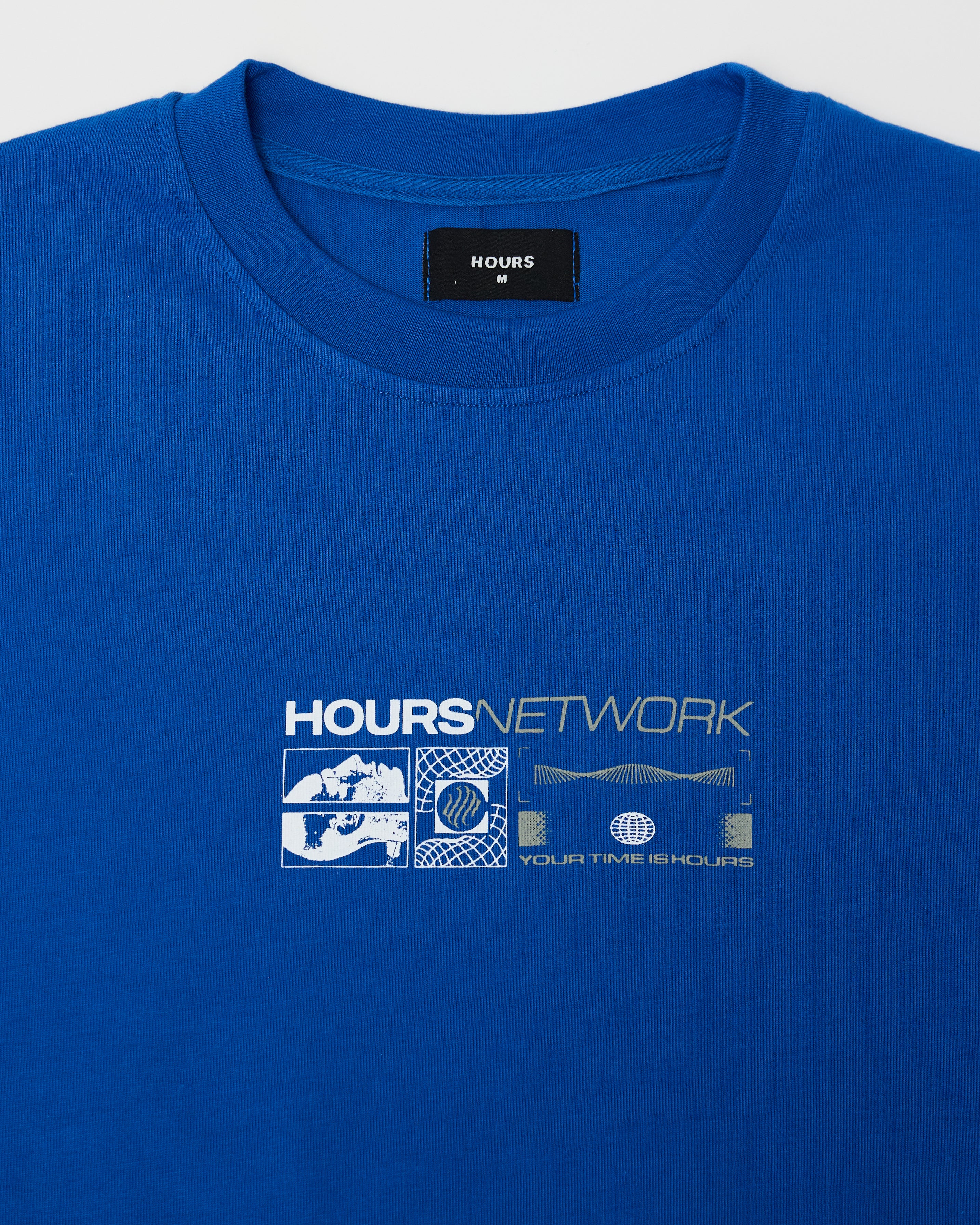 Hours Network T-Shirt - Royal Blue - Image 8