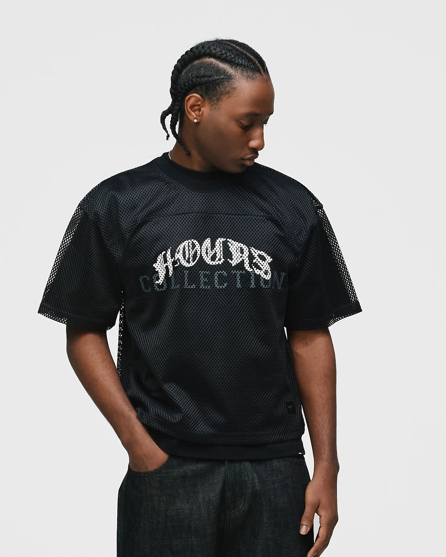 Mesh Jersey - Black - Image 3