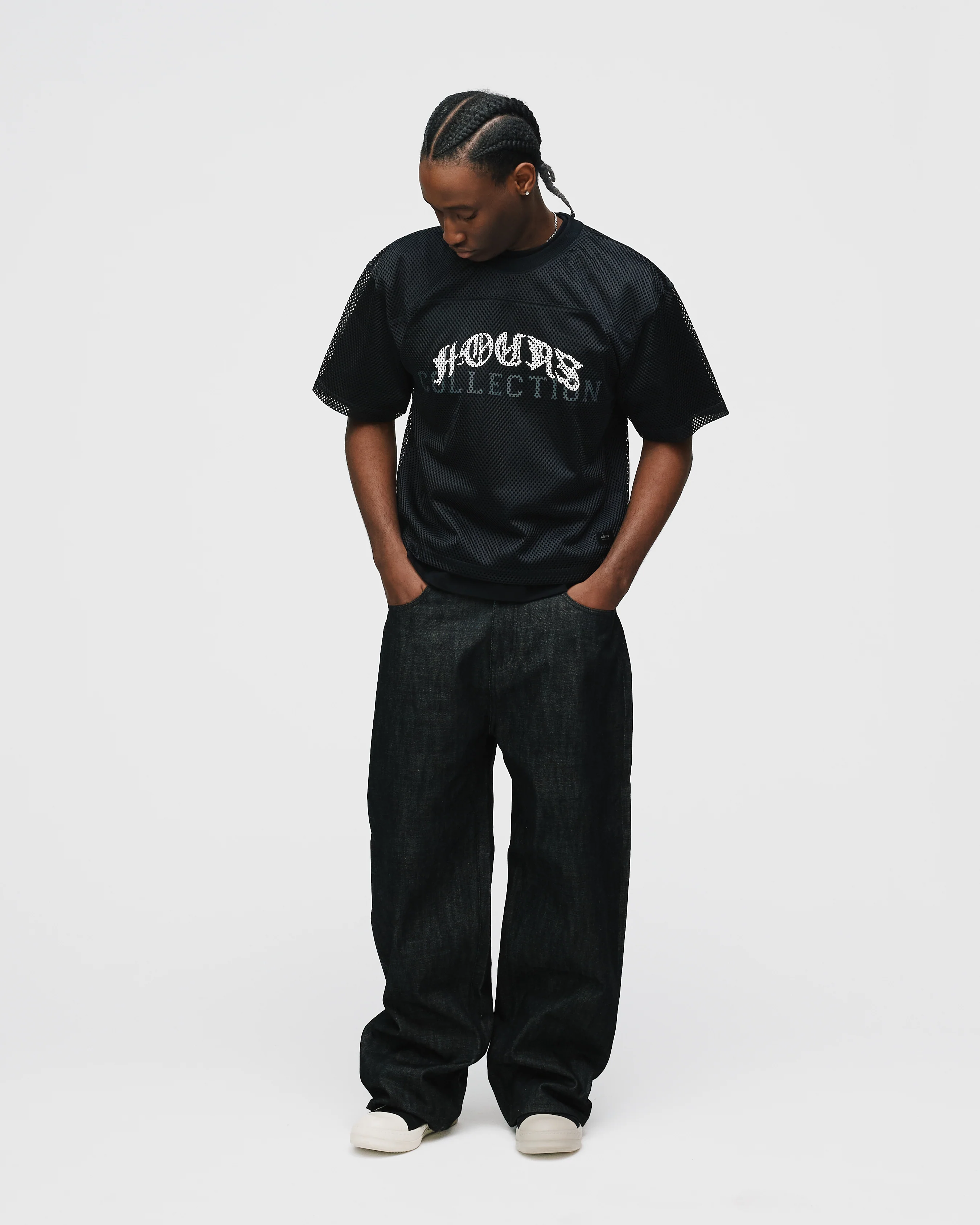 Mesh Jersey - Black - Image 4
