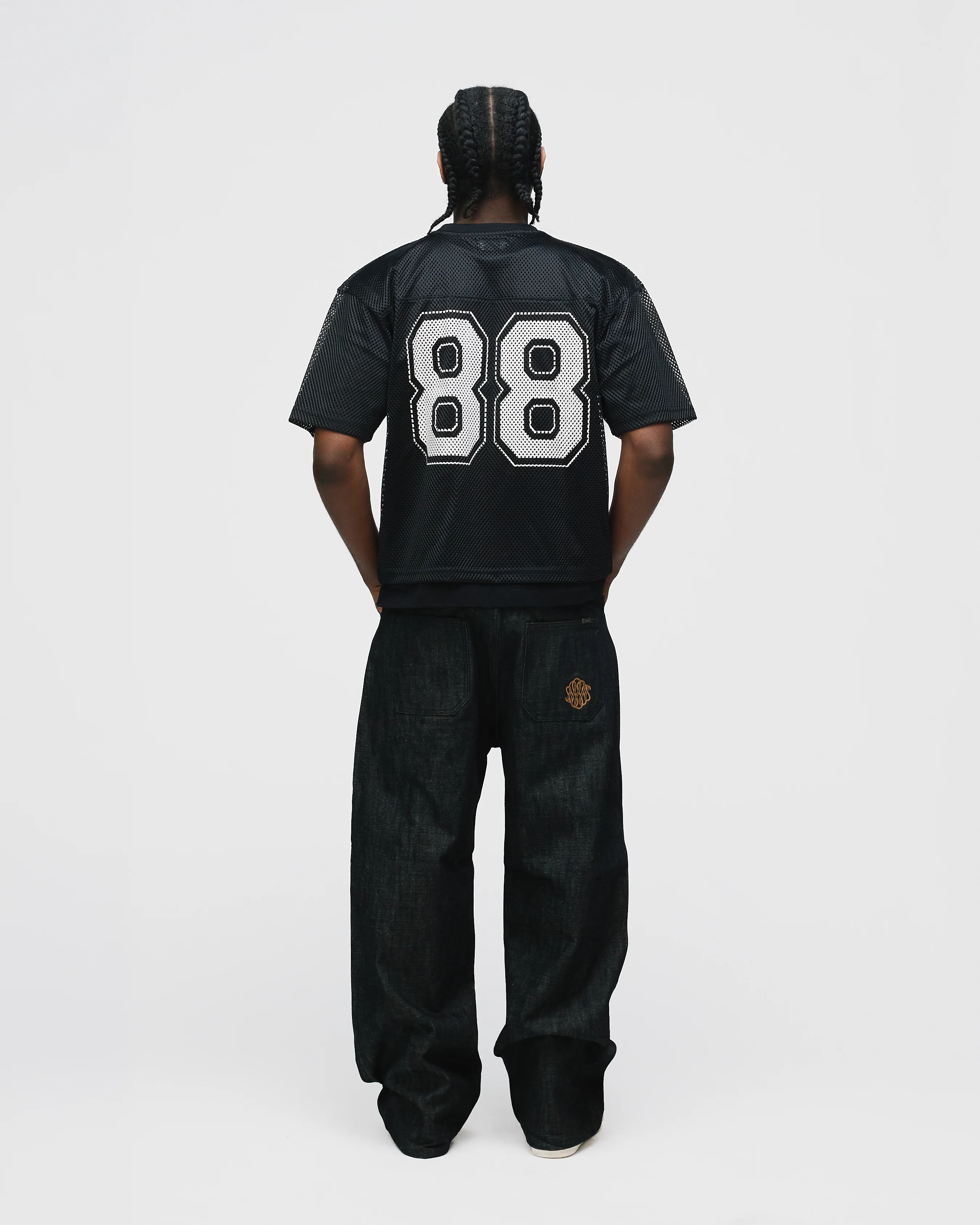Mesh Jersey - Black - Image 7