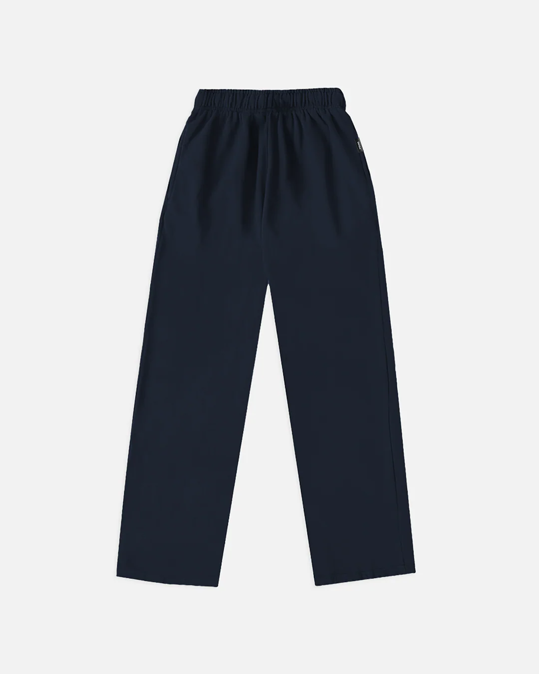 Open Bottom Sweatpants - Navy