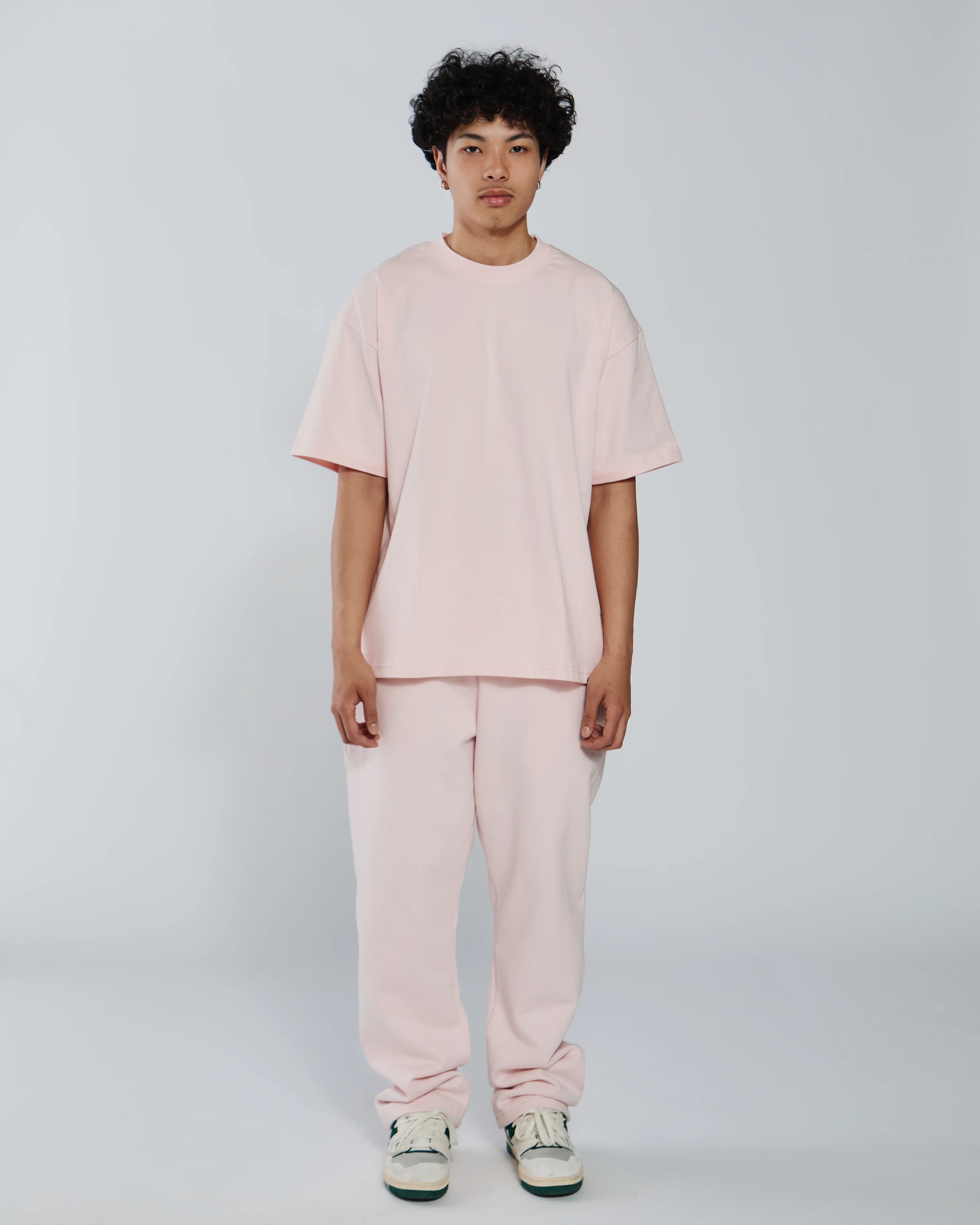 Open Bottom Sweatpants - Blush - Image 2