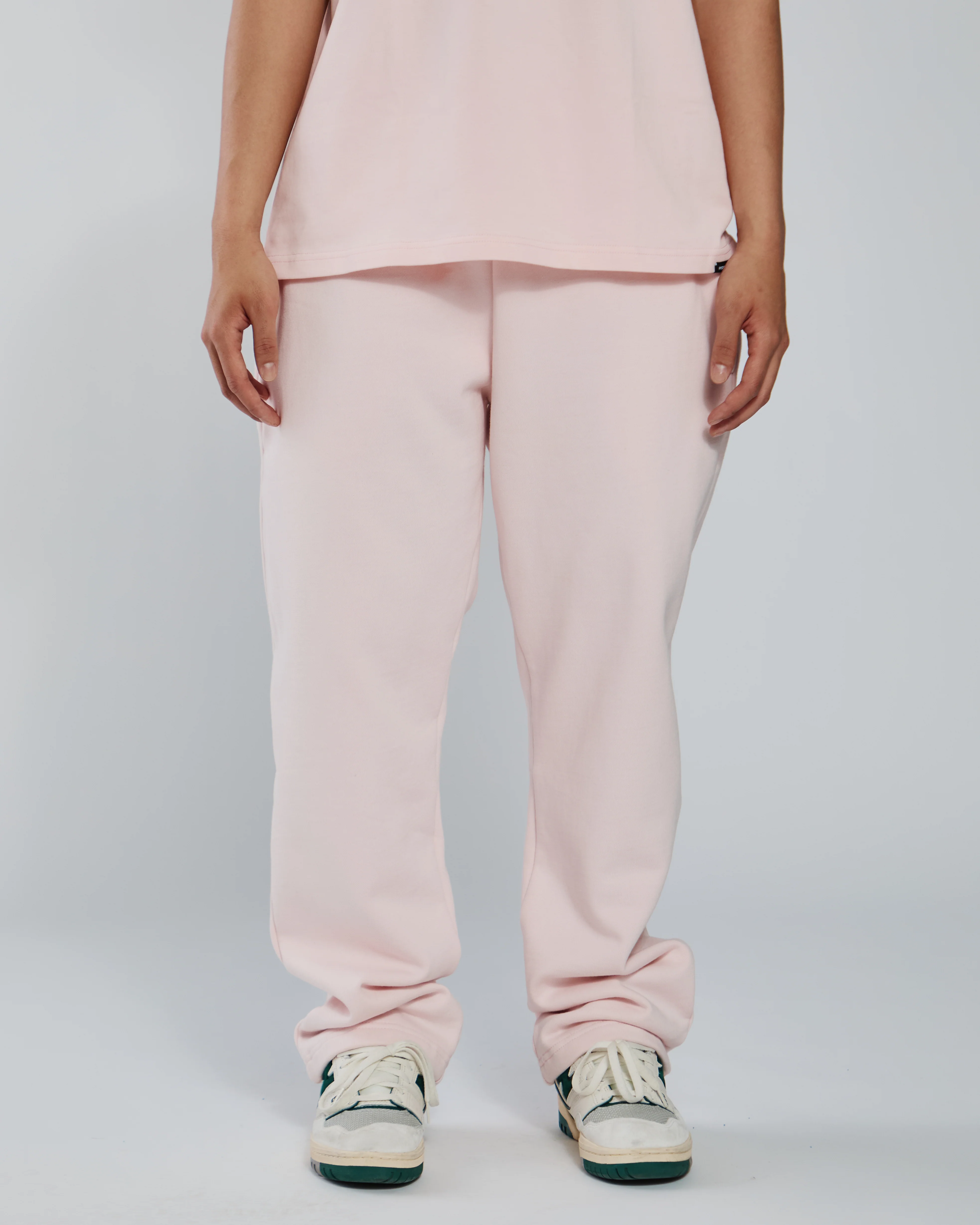 Open Bottom Sweatpants - Blush - Image 3