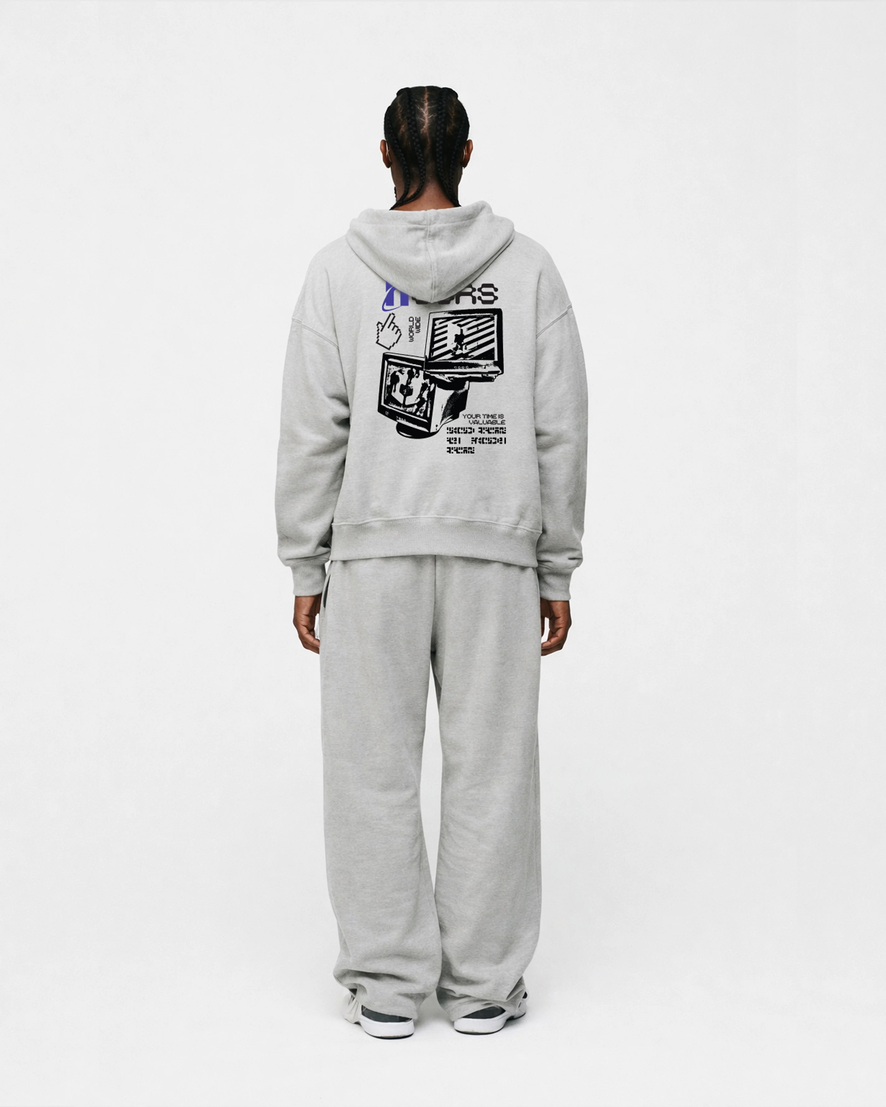 Open Interface Zip Hoodie - Grey - Image 4