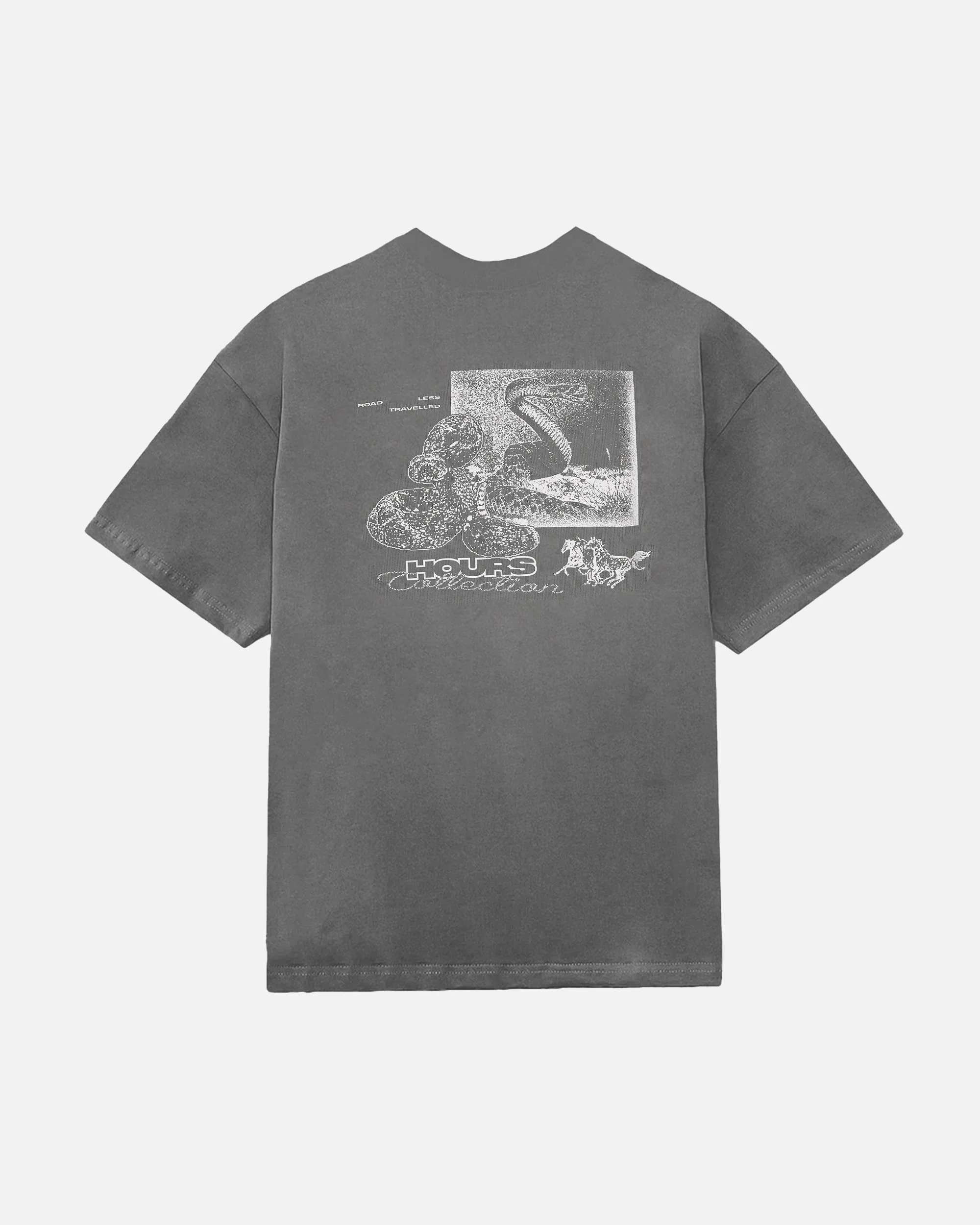 Outlaw Cropped T-Shirt - Vintage Grey