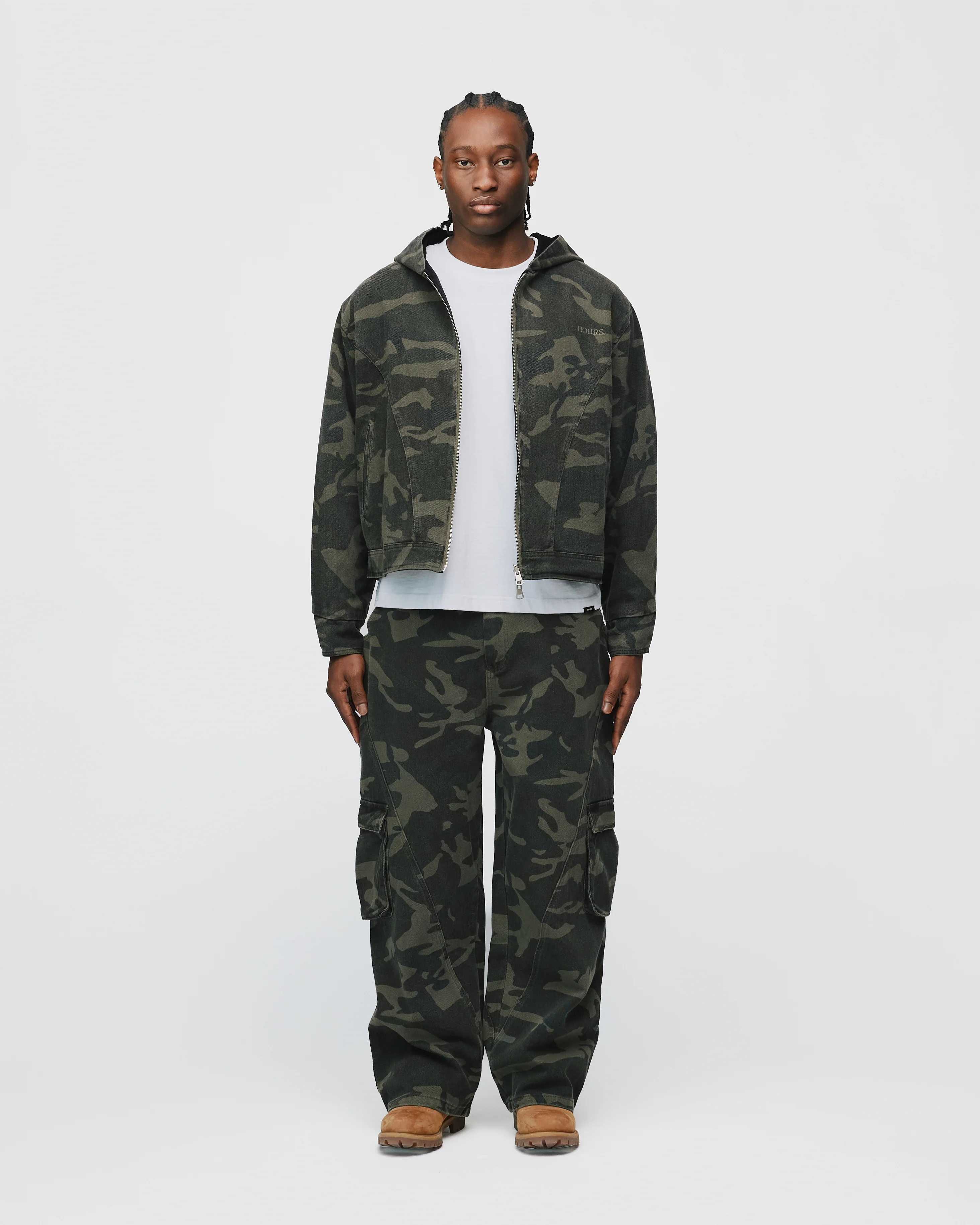 Reversible Hooded Jacket - Camo - Image 2