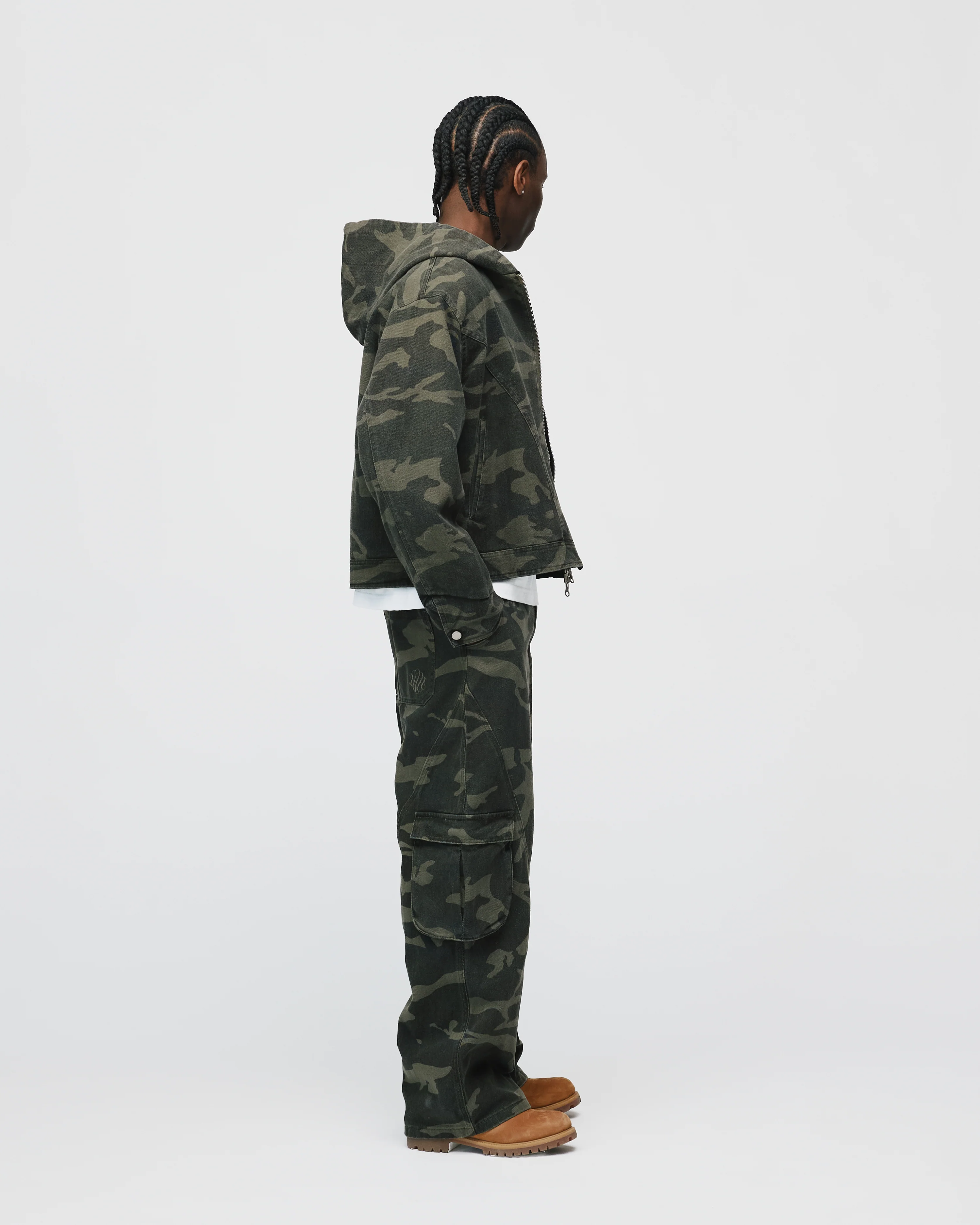 Reversible Hooded Jacket - Camo - Image 5
