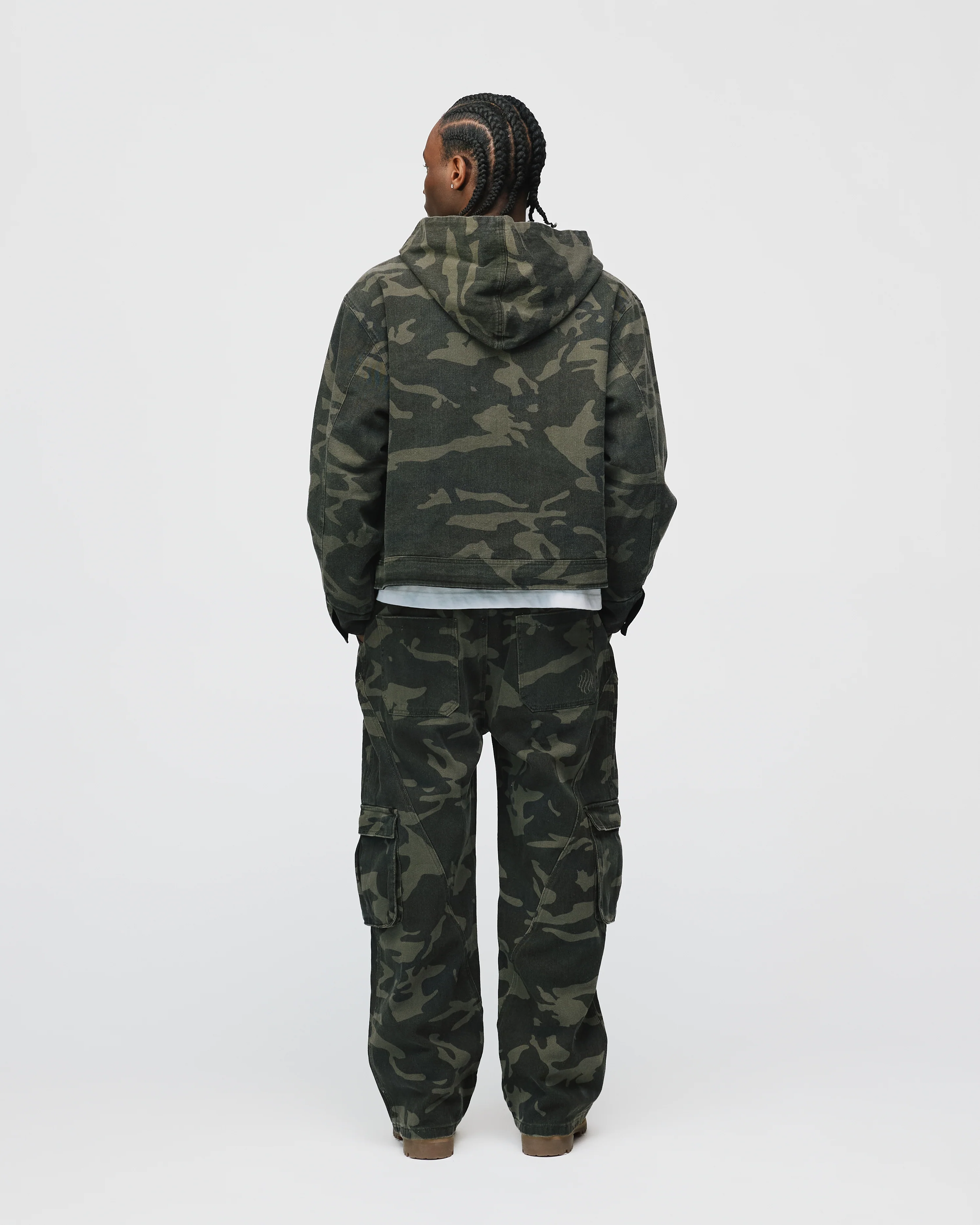 Reversible Hooded Jacket - Camo - Image 6
