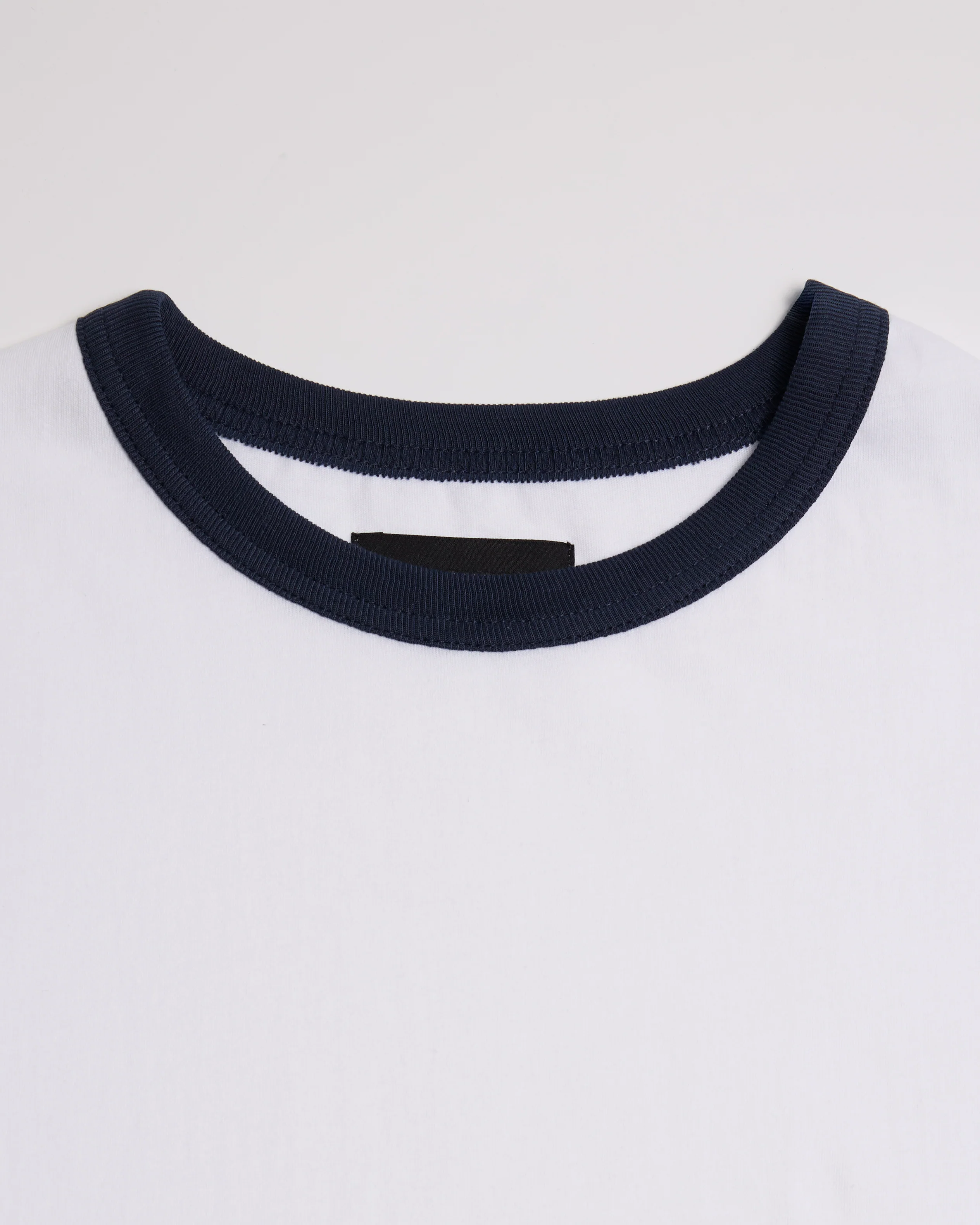 Ringer T-Shirt - Navy - Image 7