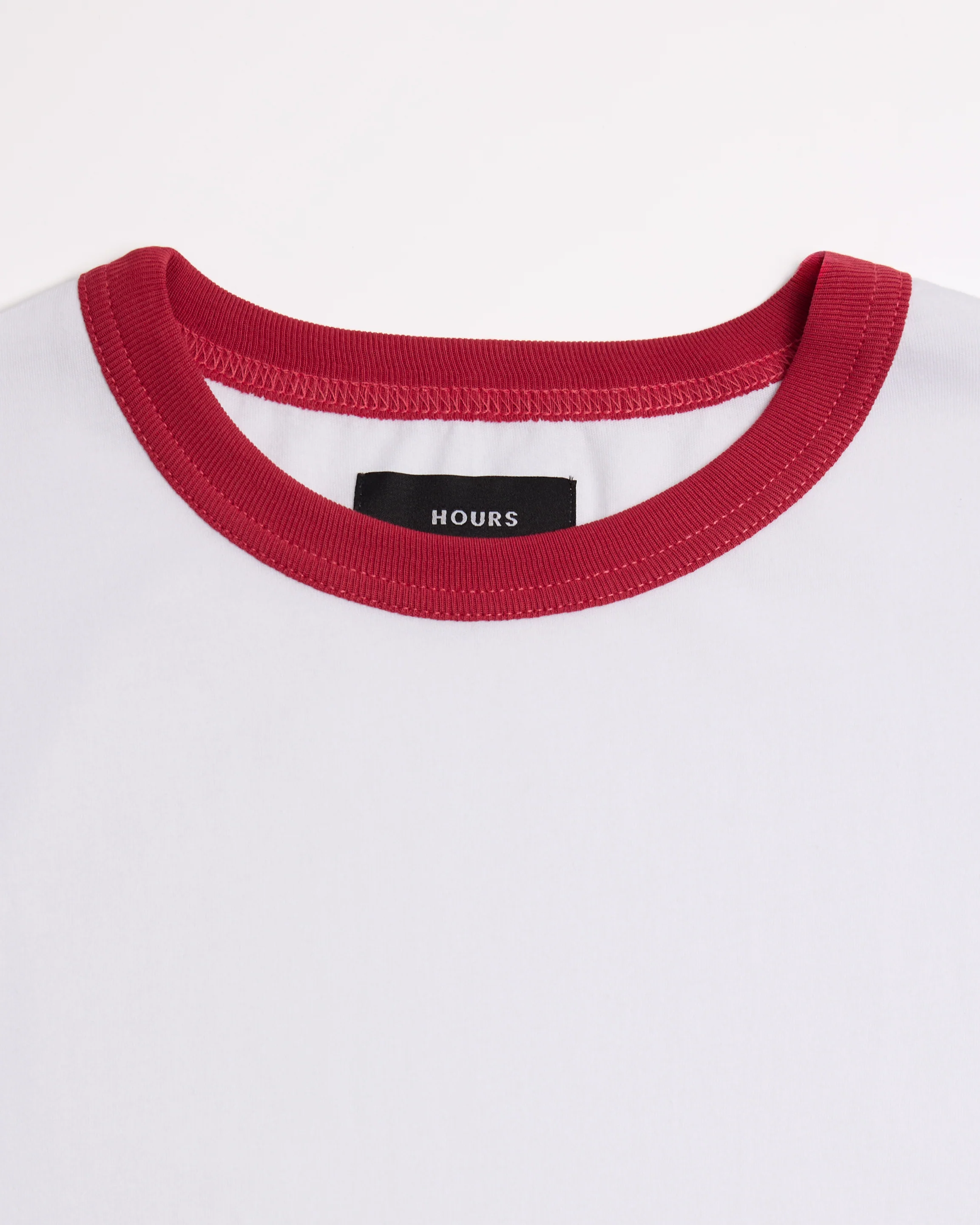 Ringer T-Shirt - Red - Image 7