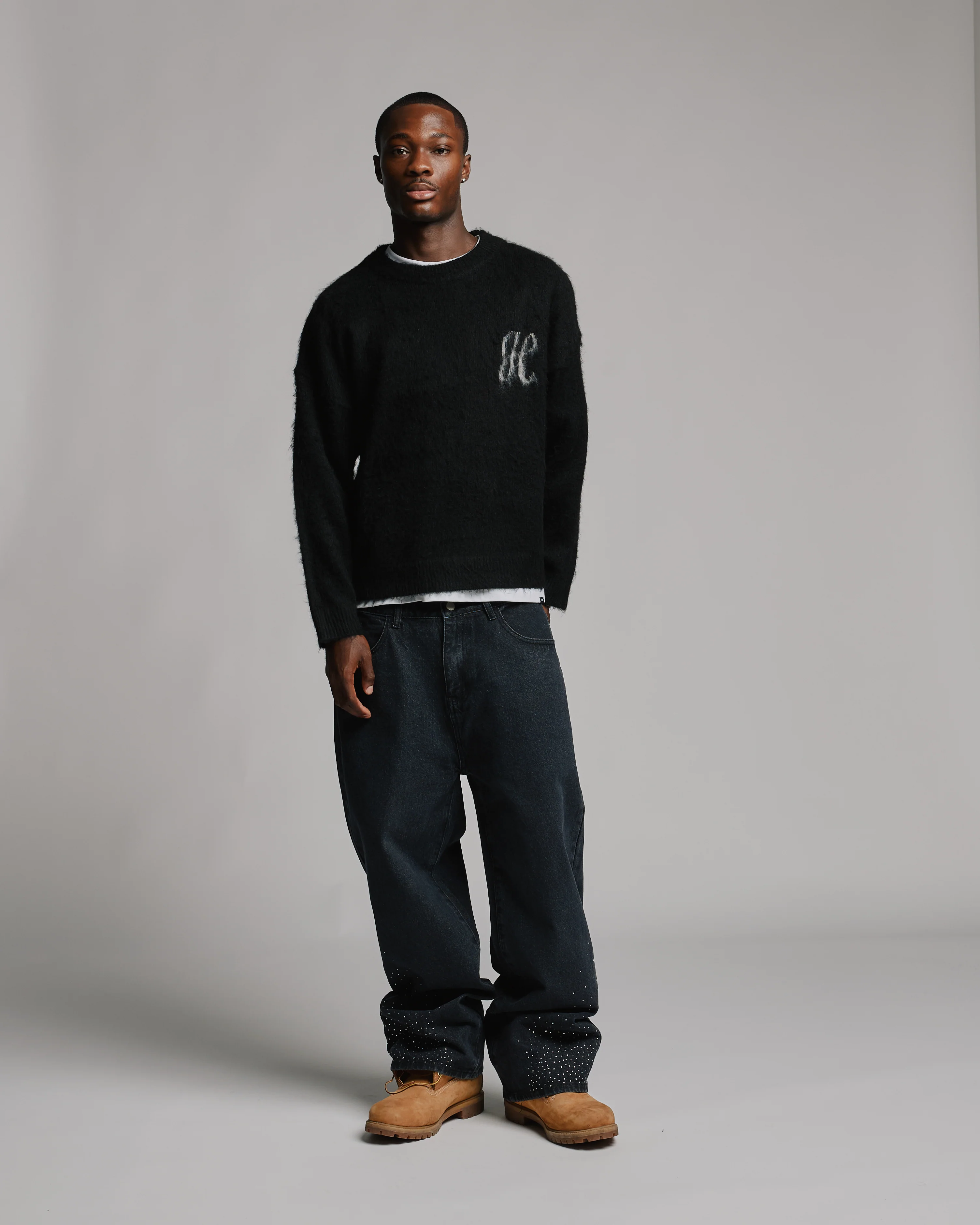Signature Mohair Sweater - Black - Image 6