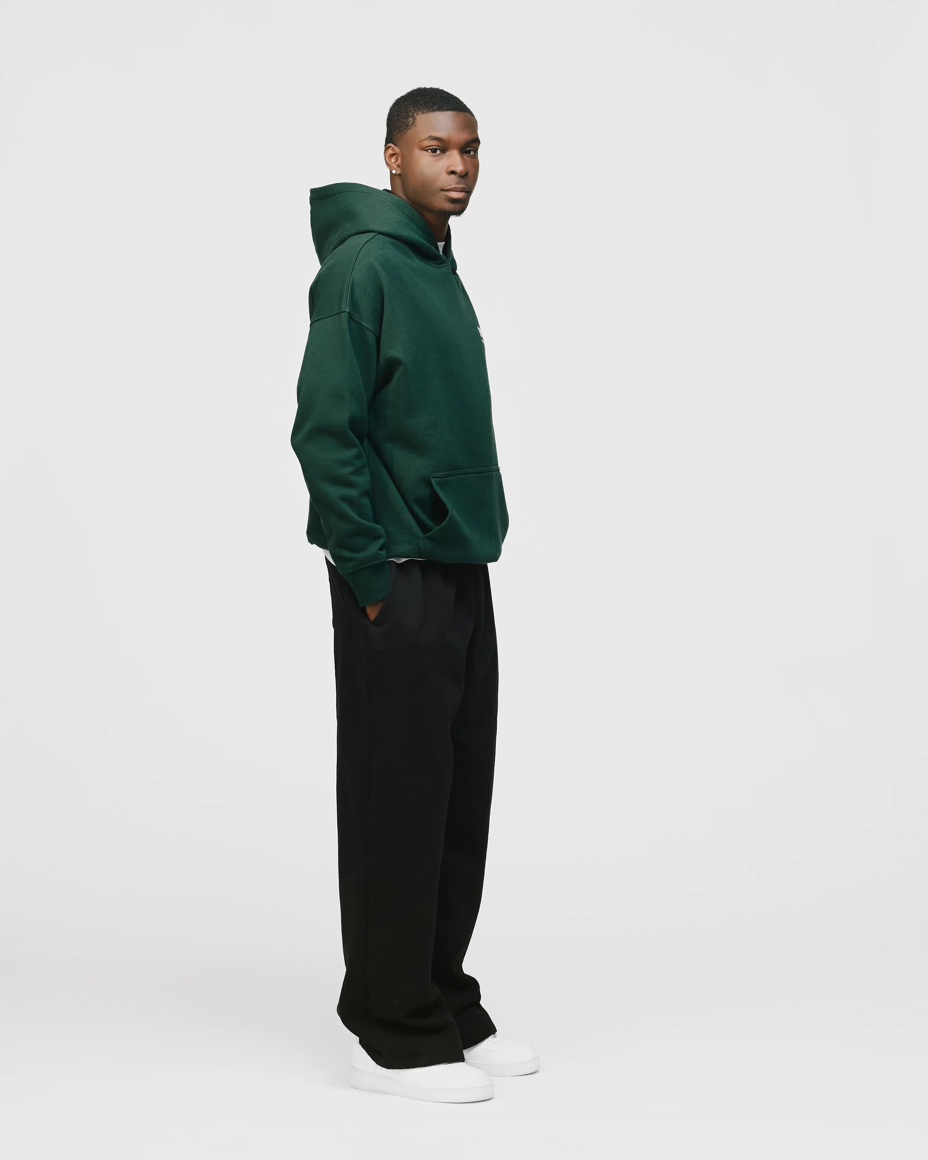 The World is Yours Hoodie - Forest Green - Image 6