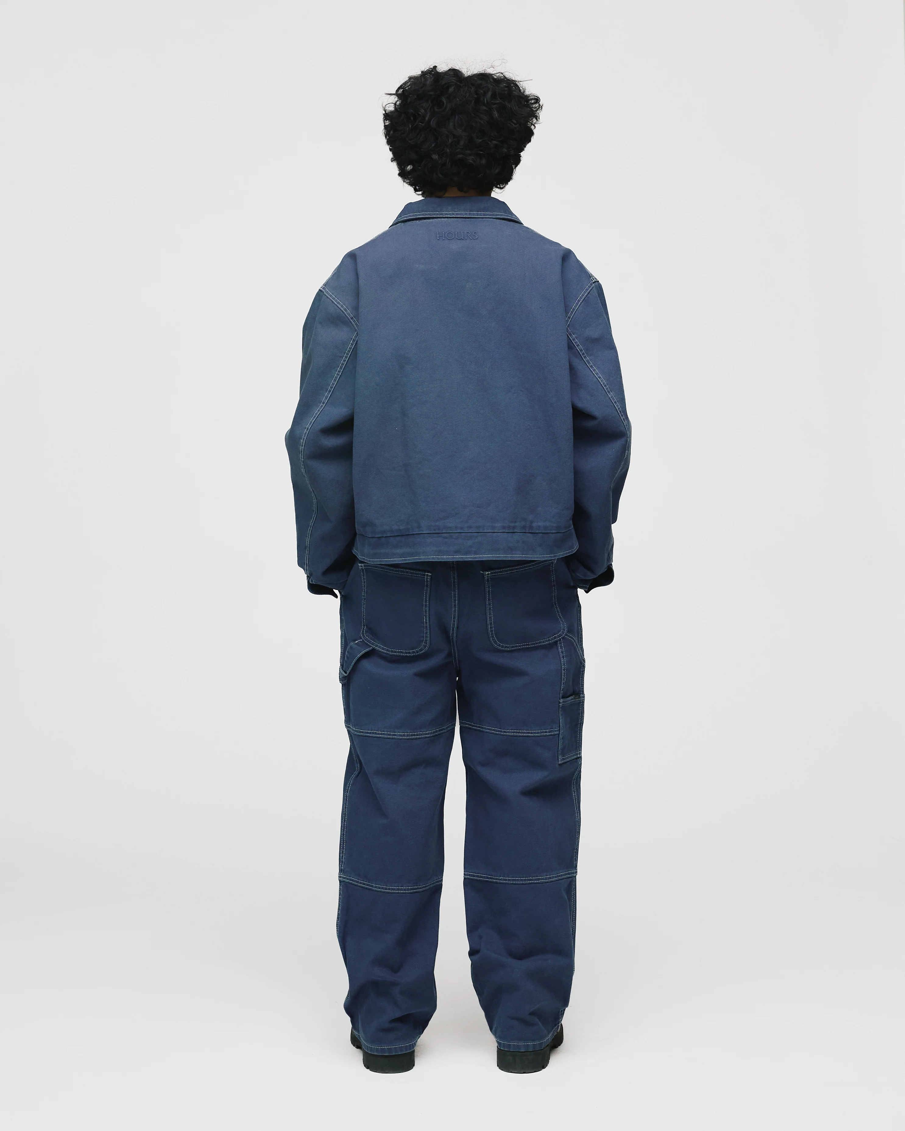 Workwear Jacket - Washed Blue - Image 7